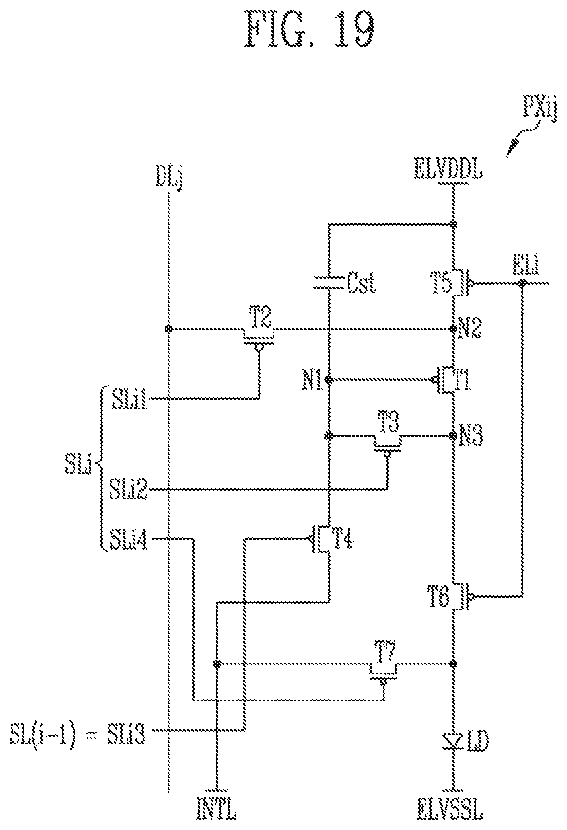 Patent US12361862 Figure 19 – Driving circuit, display device including the driving circuit, and method of driving the same