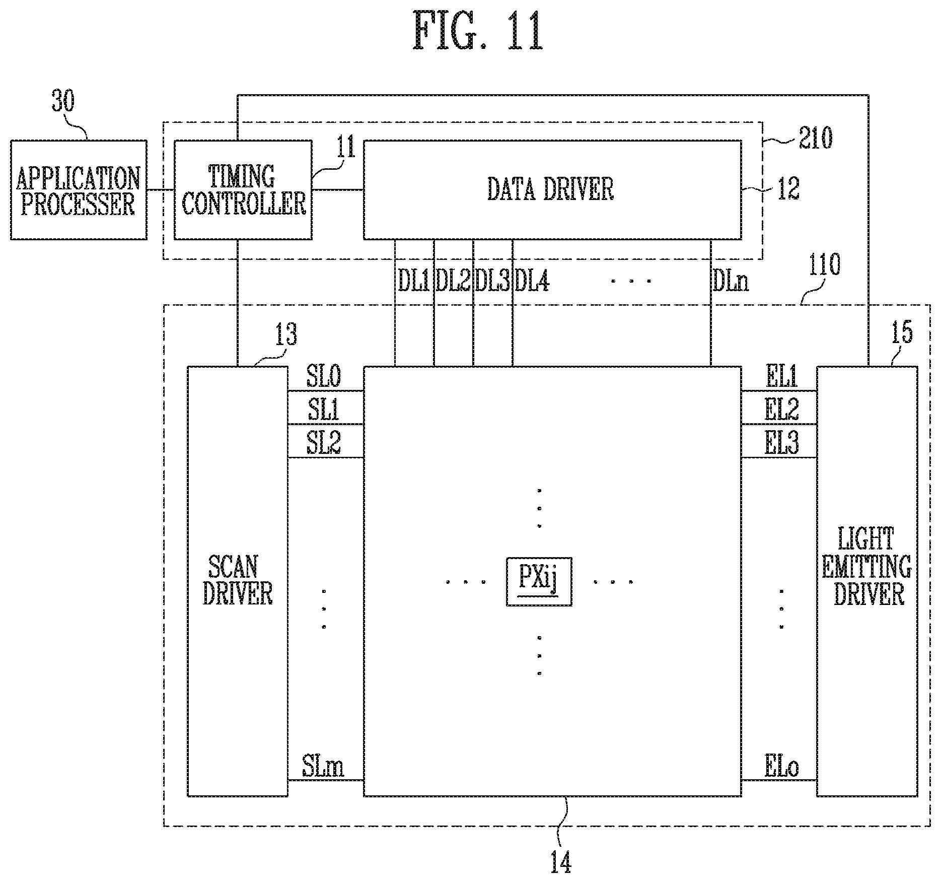 Patent US12361863 Figure 14 – Display device, driving method thereof, and electronic device using the same
