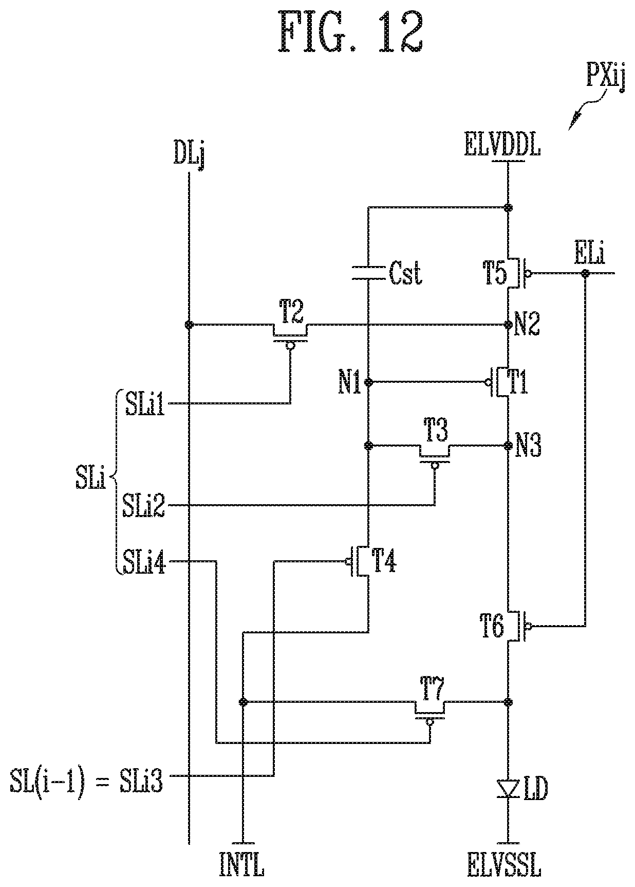 Patent US12361863 Figure 15 – Display device, driving method thereof, and electronic device using the same