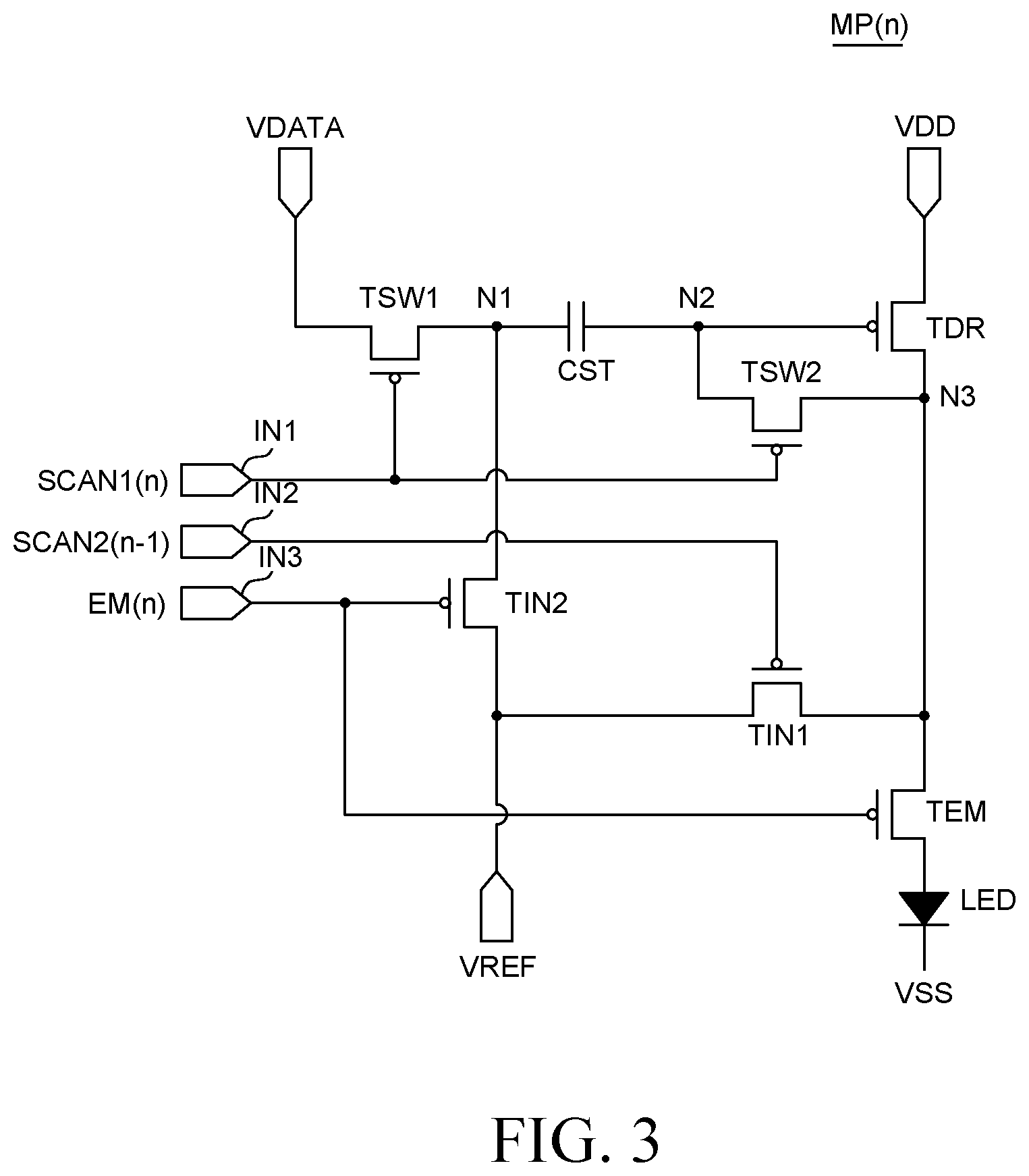 Patent US12361865 Figure 3 – Gate driver and display device comprising same