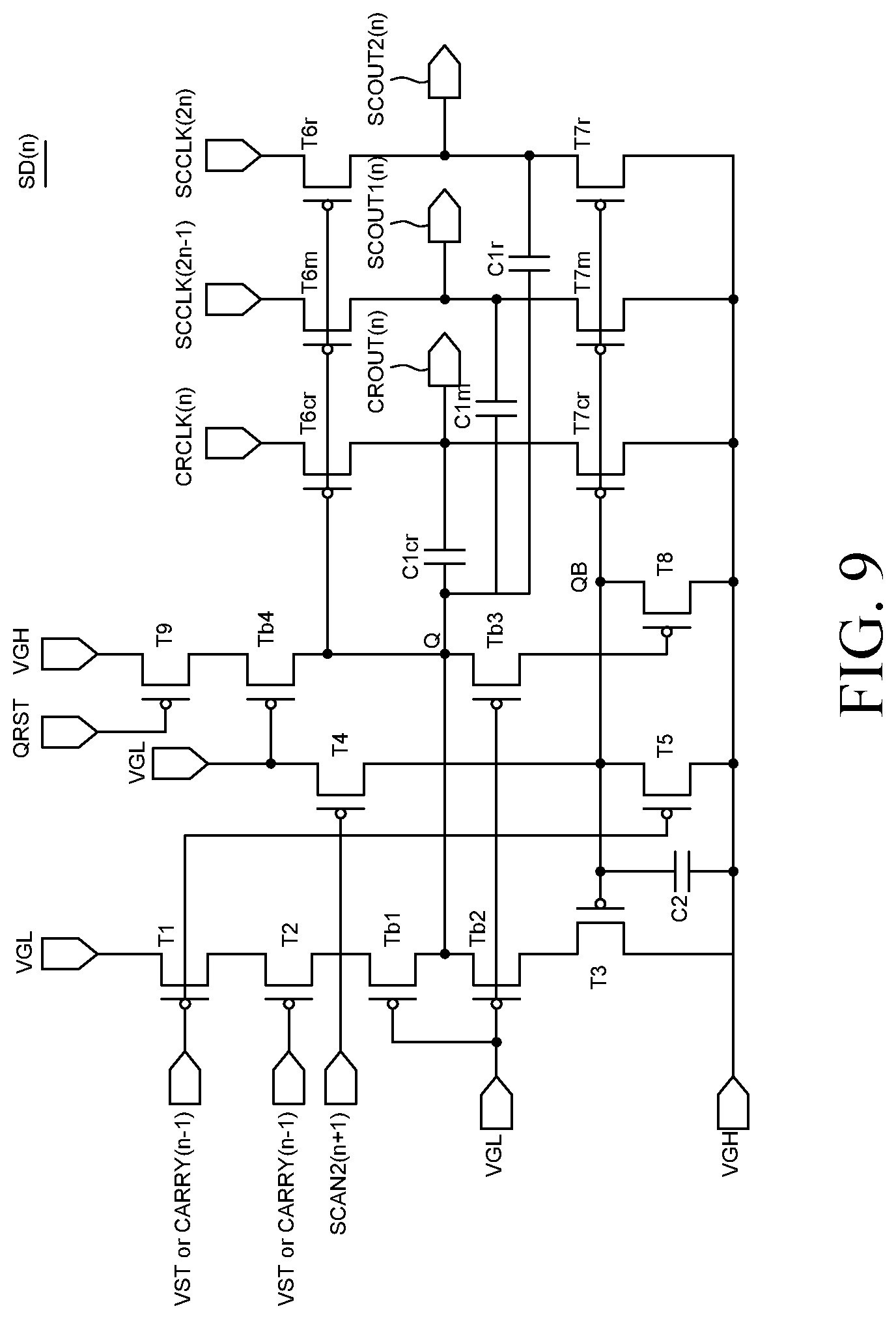Patent US12361865 Figure 14 – Gate driver and display device comprising same
