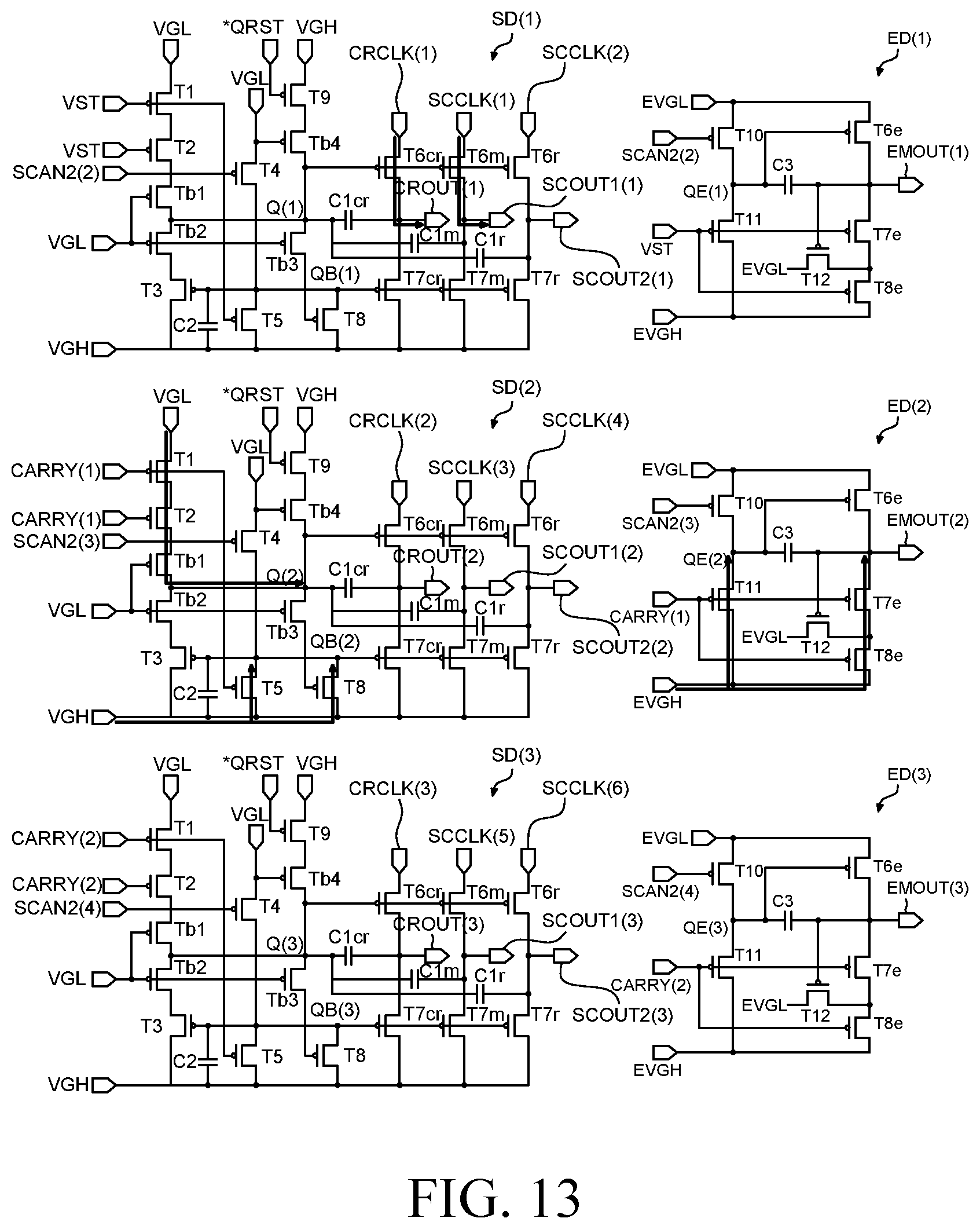 Patent US12361865 Figure 18 – Gate driver and display device comprising same