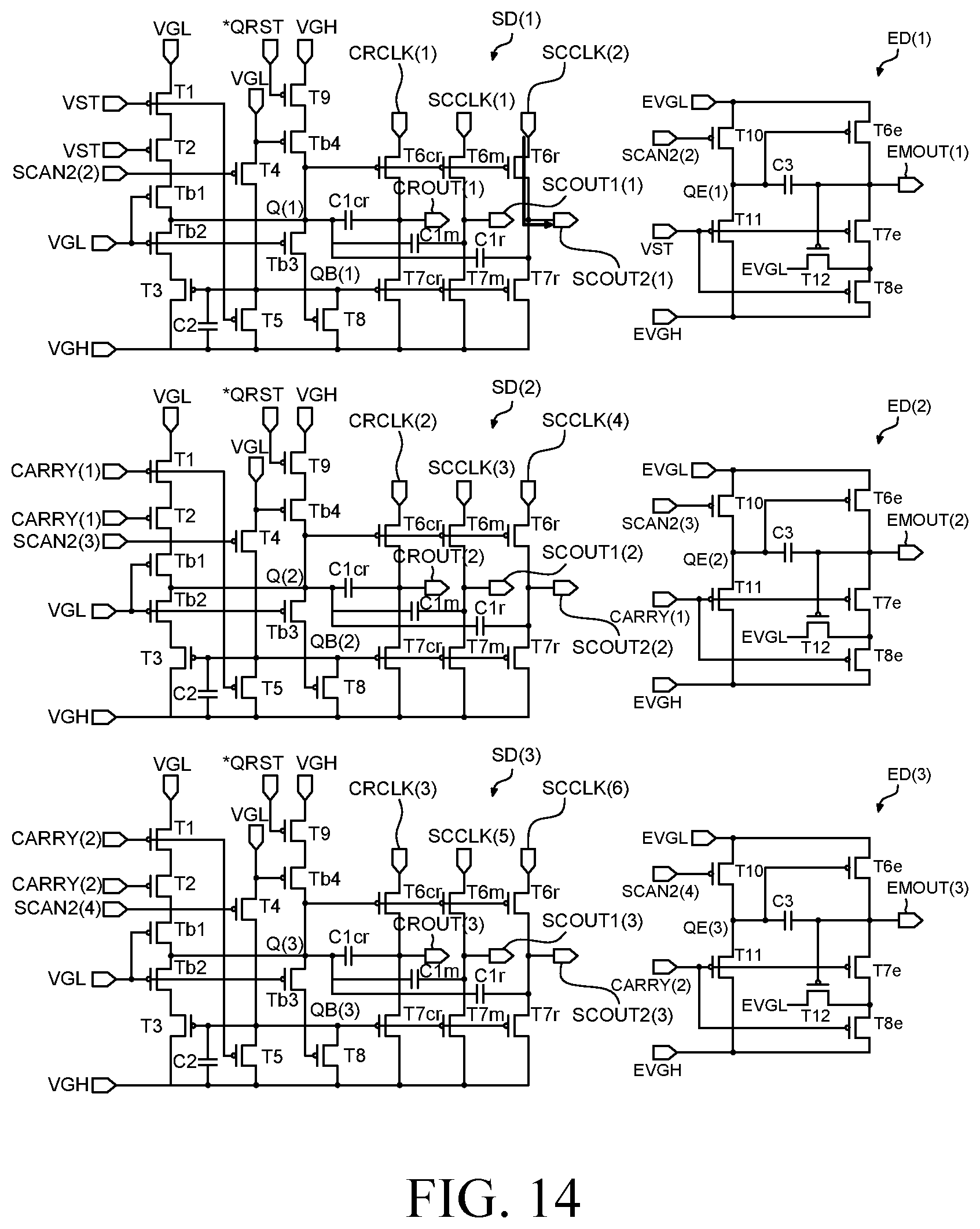 Patent US12361865 Figure 19 – Gate driver and display device comprising same