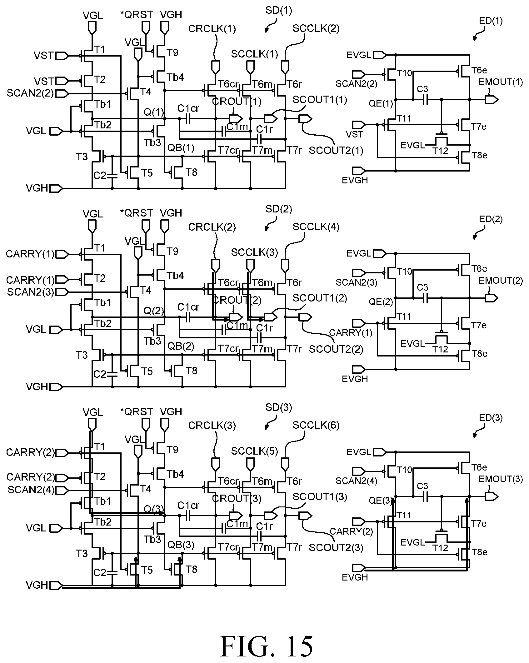 Patent US12361865 Figure 20 – Gate driver and display device comprising same
