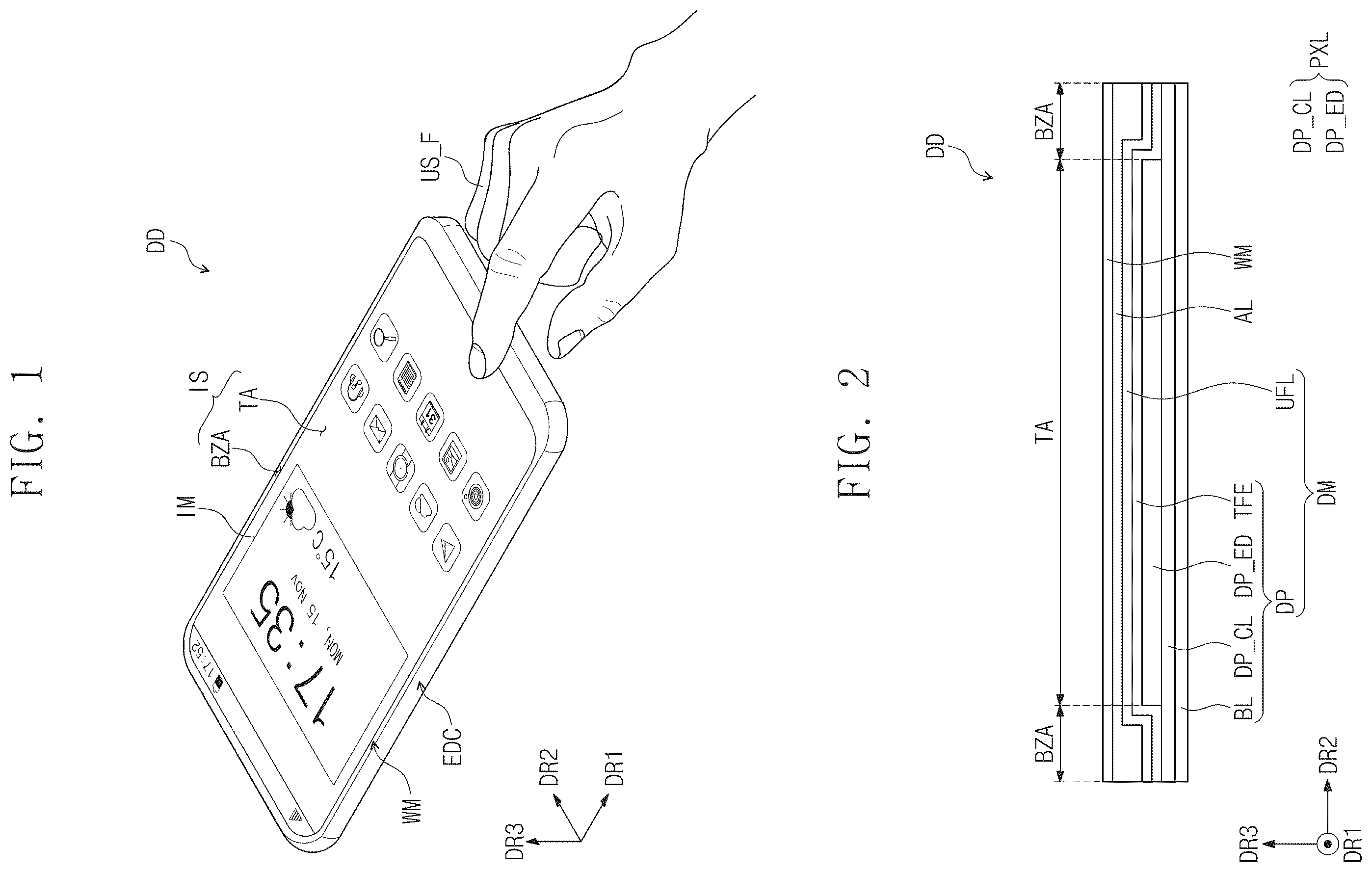 Patent US12361870 — Electronic device — Figure 1