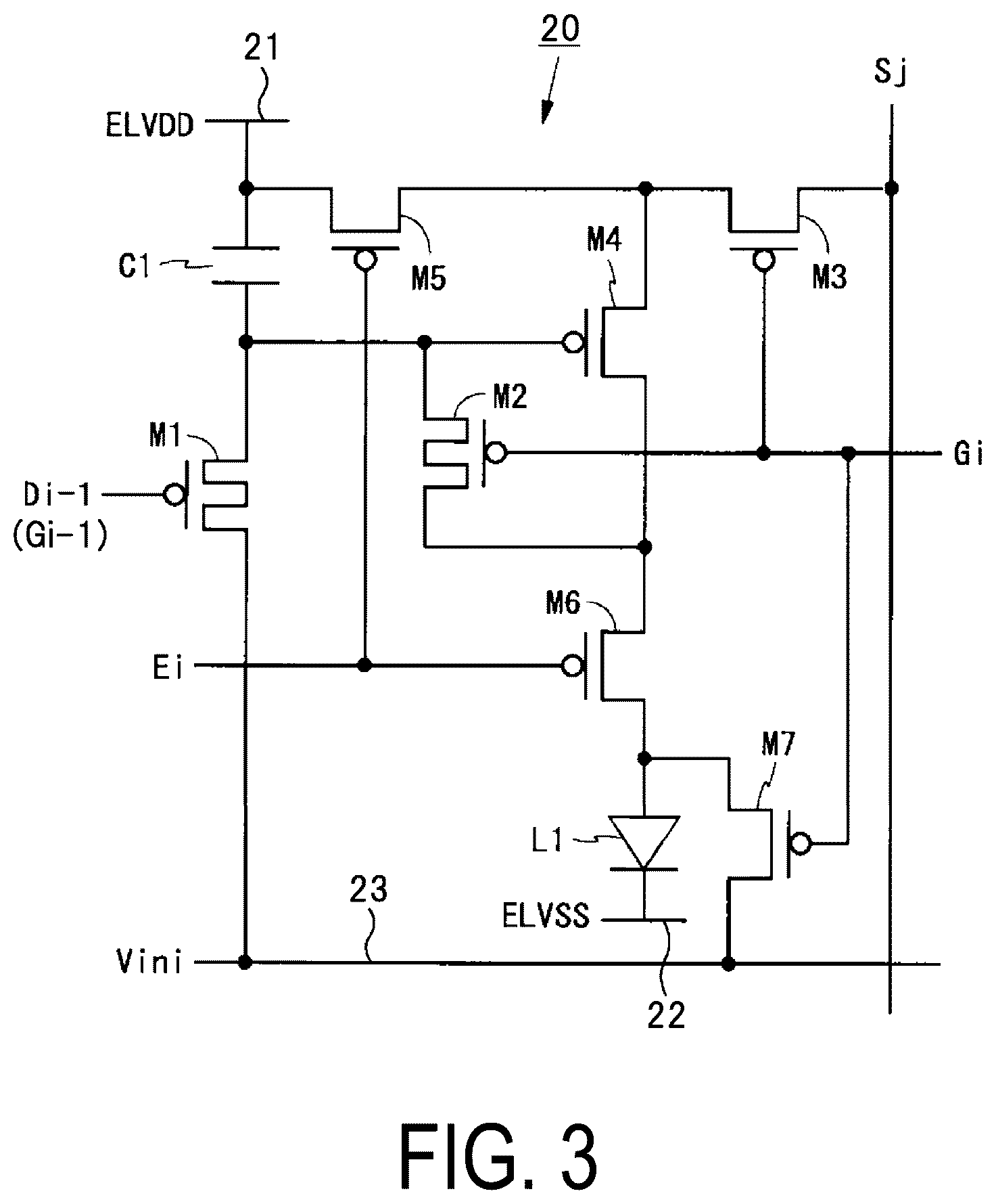 Patent US12361874 Figure 3 – Display device