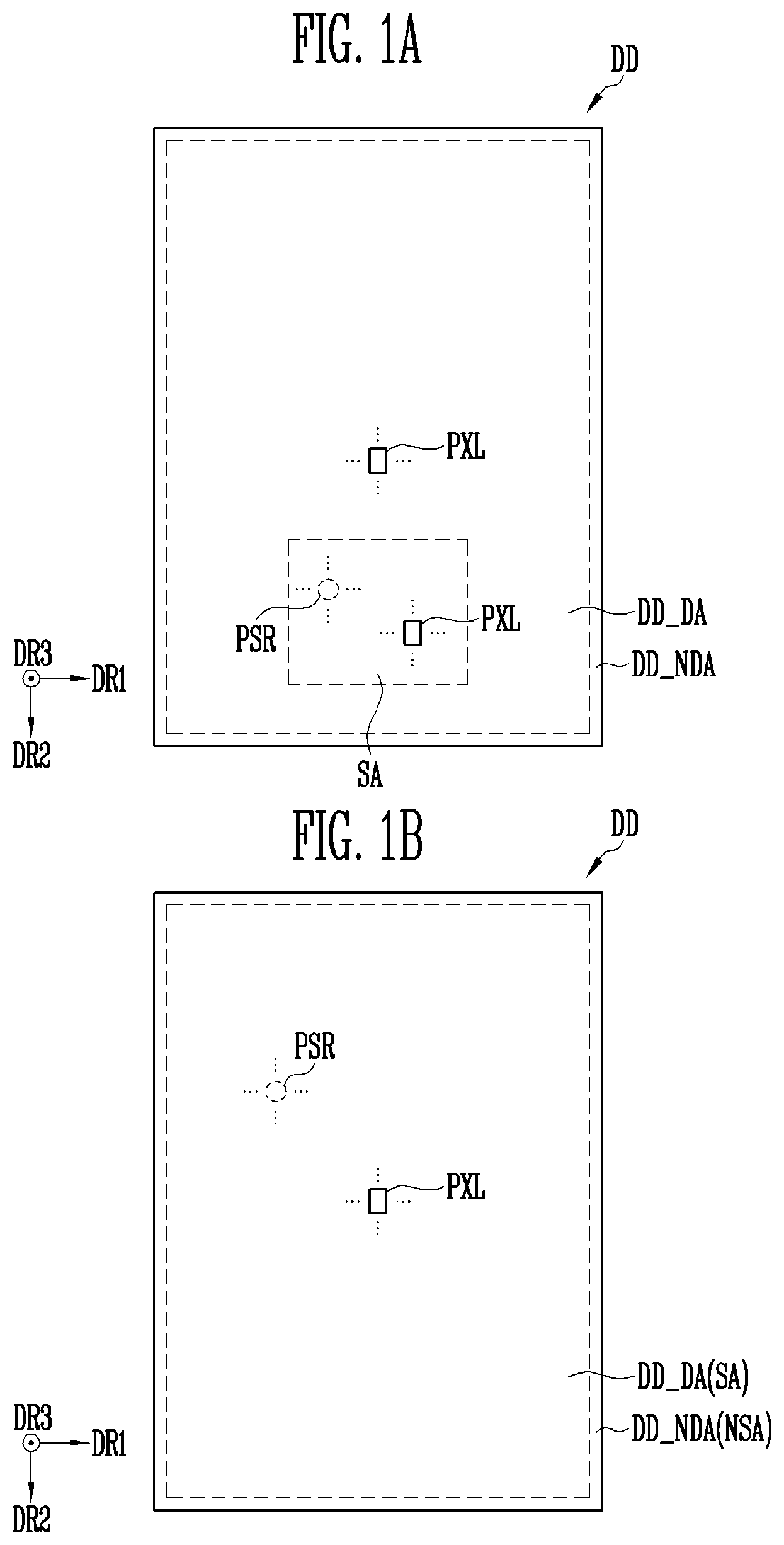 Patent US12361875 Figure 1 – Display device