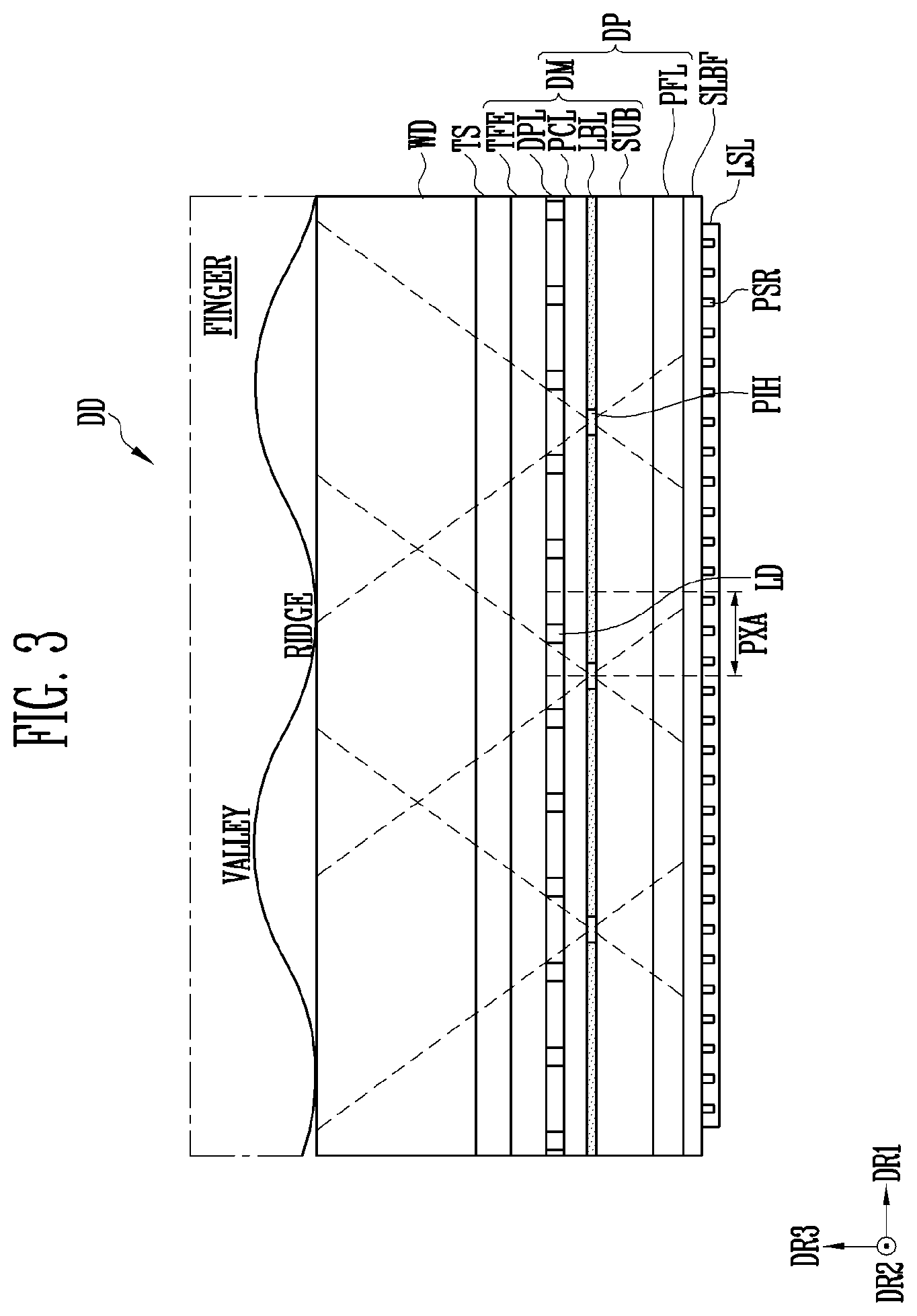 Patent US12361875 Figure 5 – Display device
