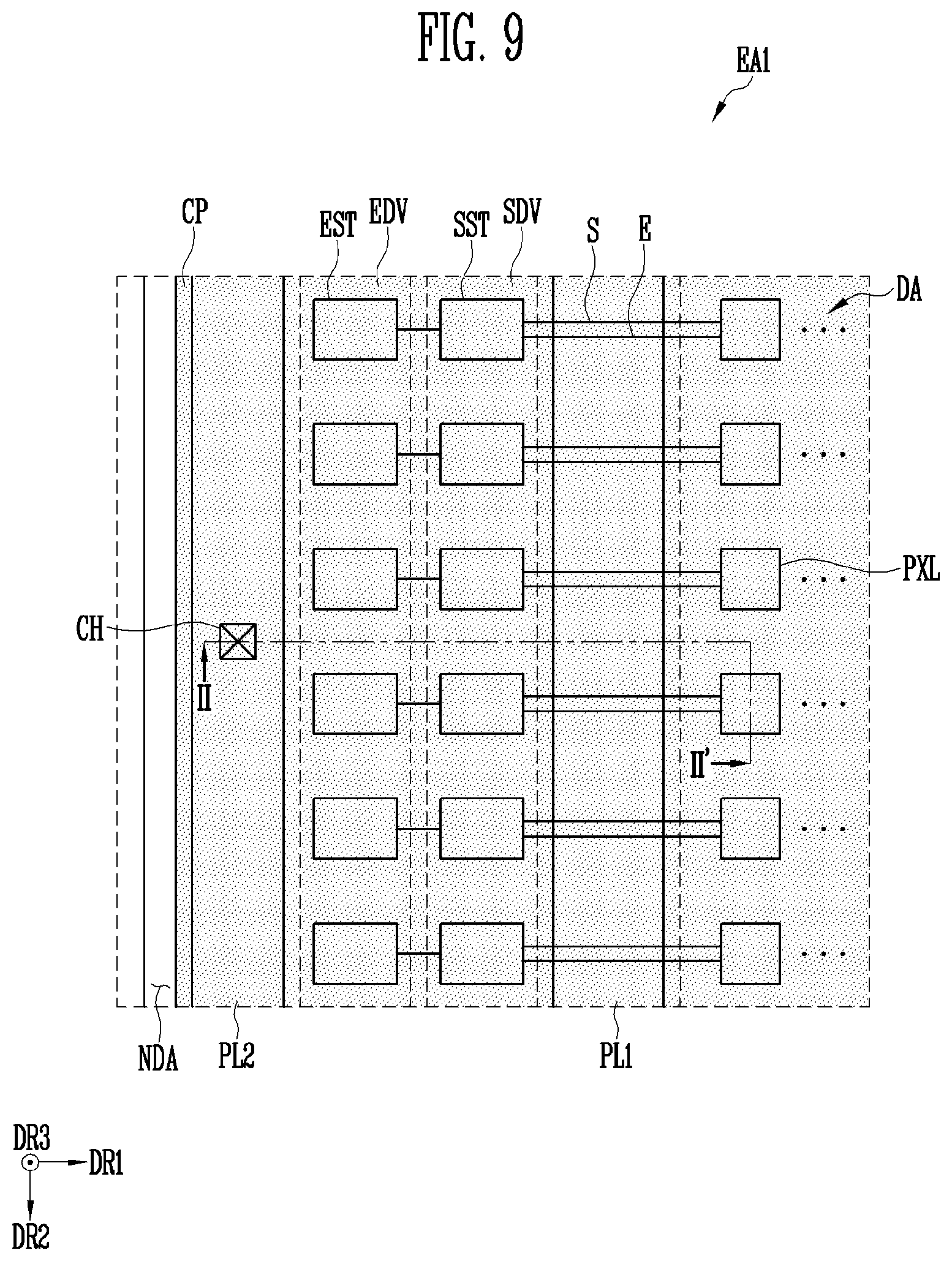 Patent US12361875 Figure 11 – Display device