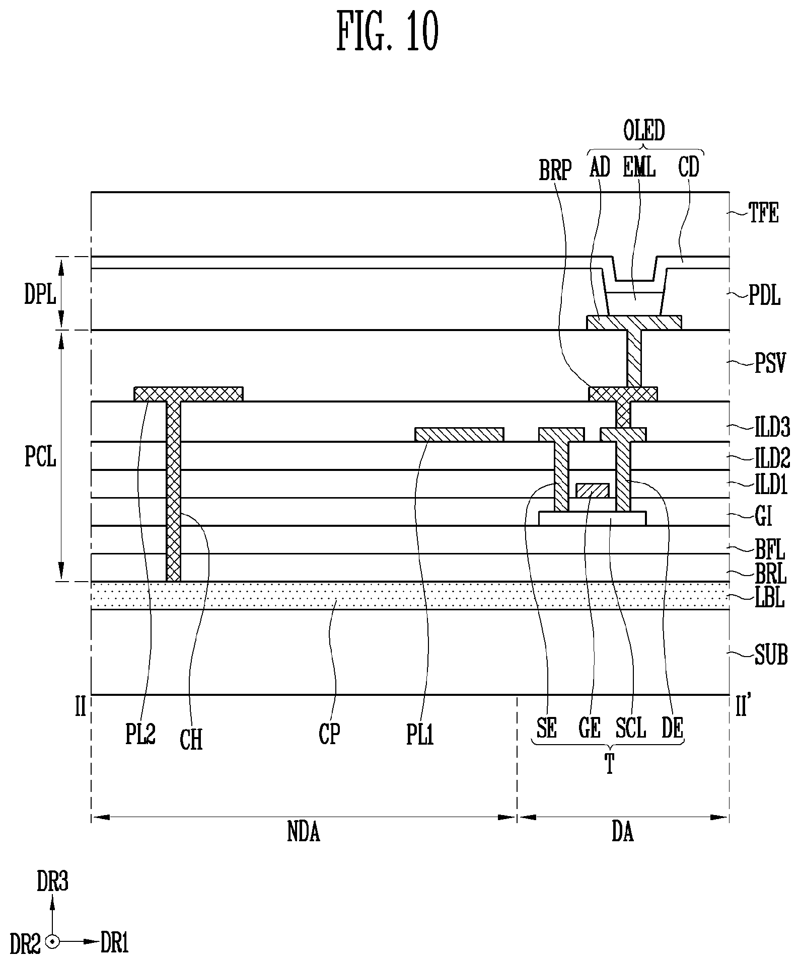 Patent US12361875 Figure 12 – Display device