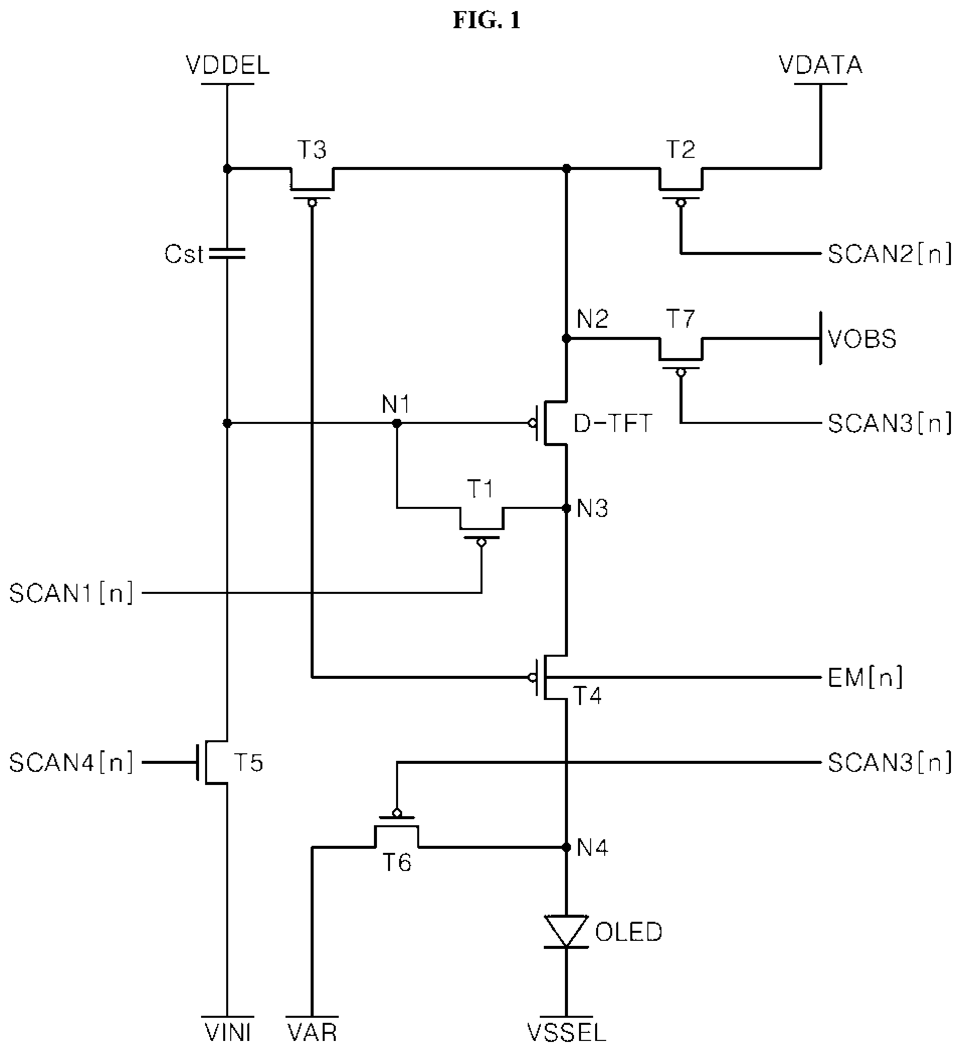 Patent US12361877 Figure 1 – Display device operating in variable refresh rate based on operating frequency and driving method