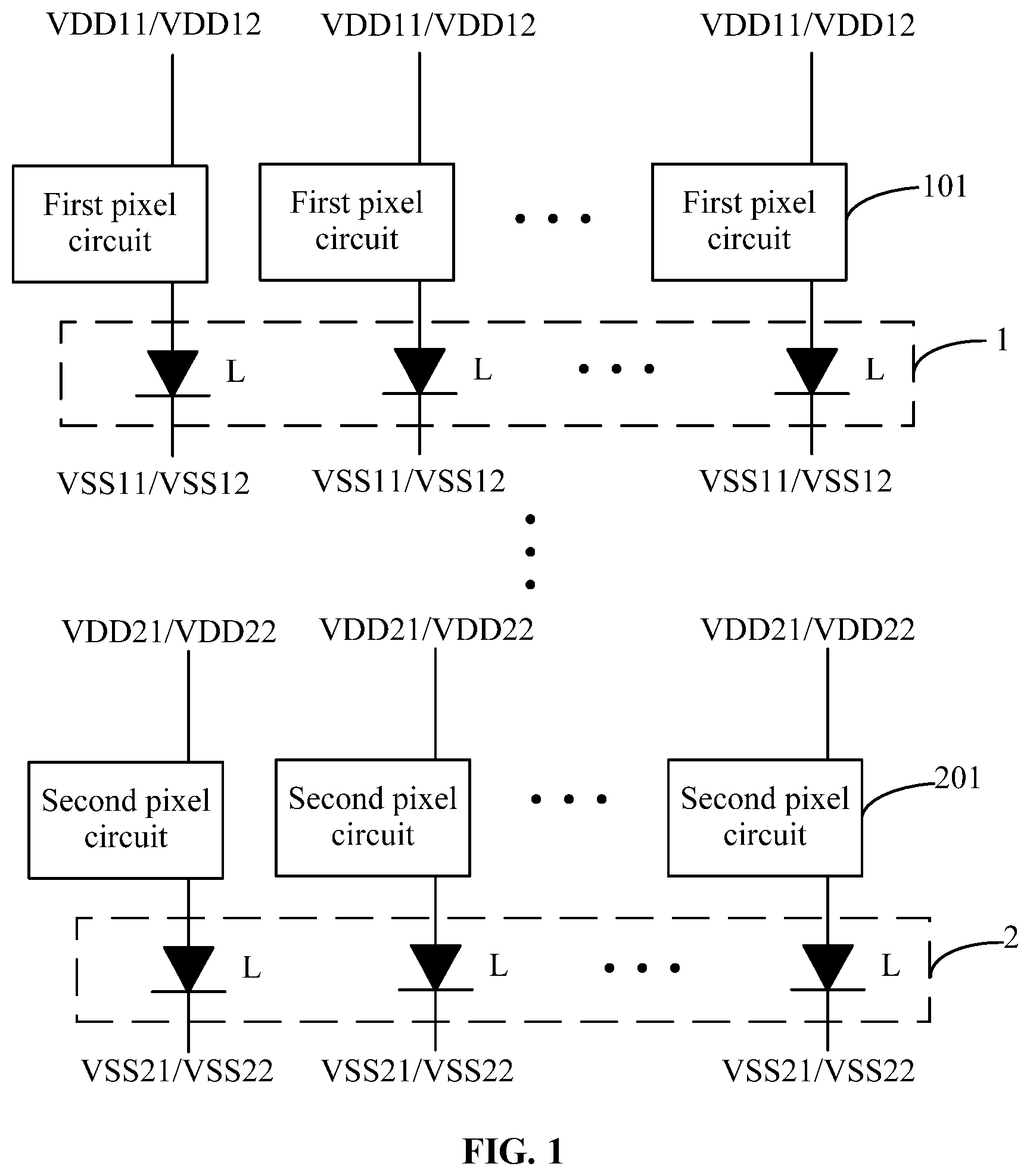 Patent US12361878 Figure 1 – Display panel, driving method of display panel, and display device