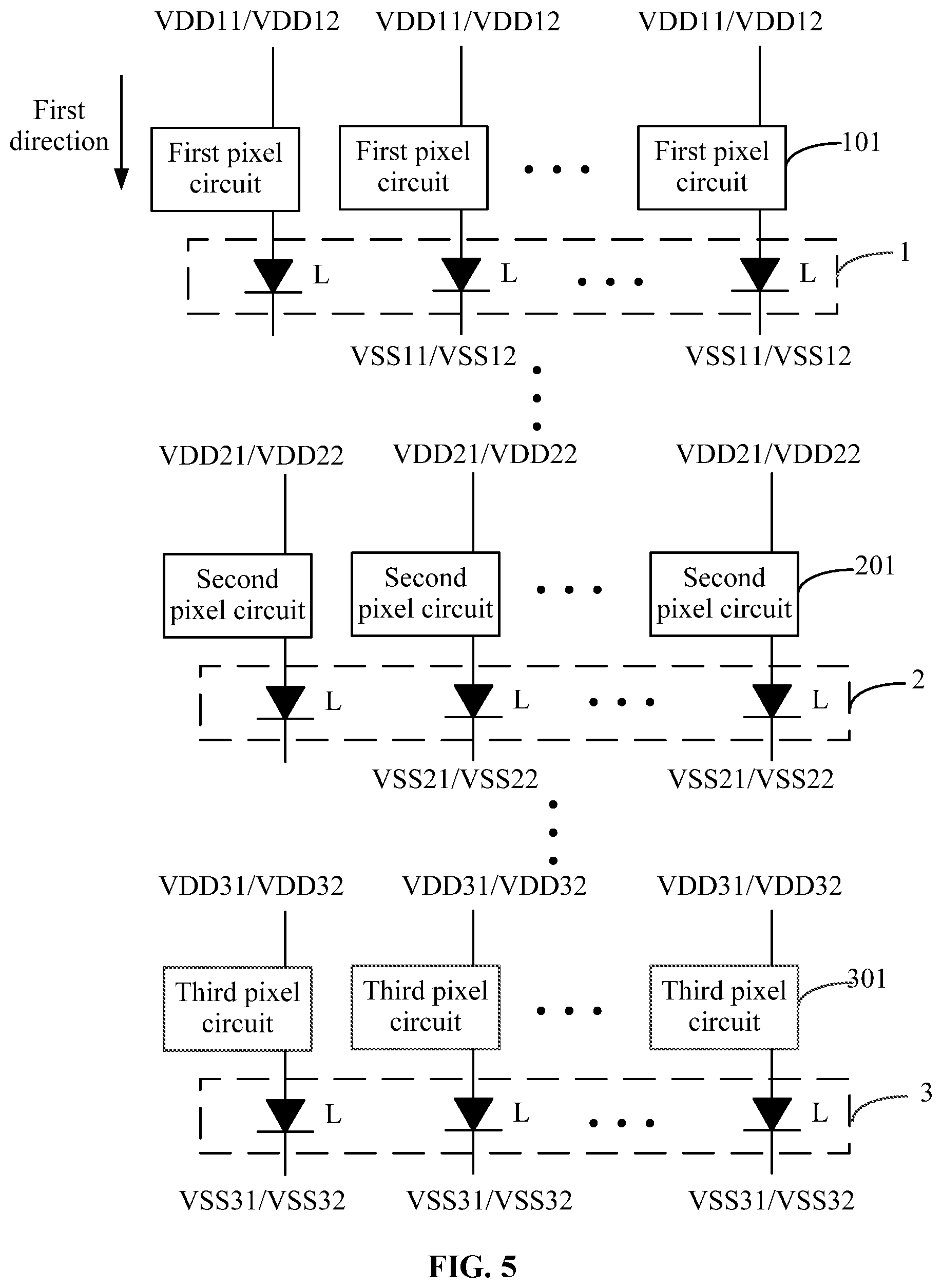 Patent US12361878 Figure 5 – Display panel, driving method of display panel, and display device