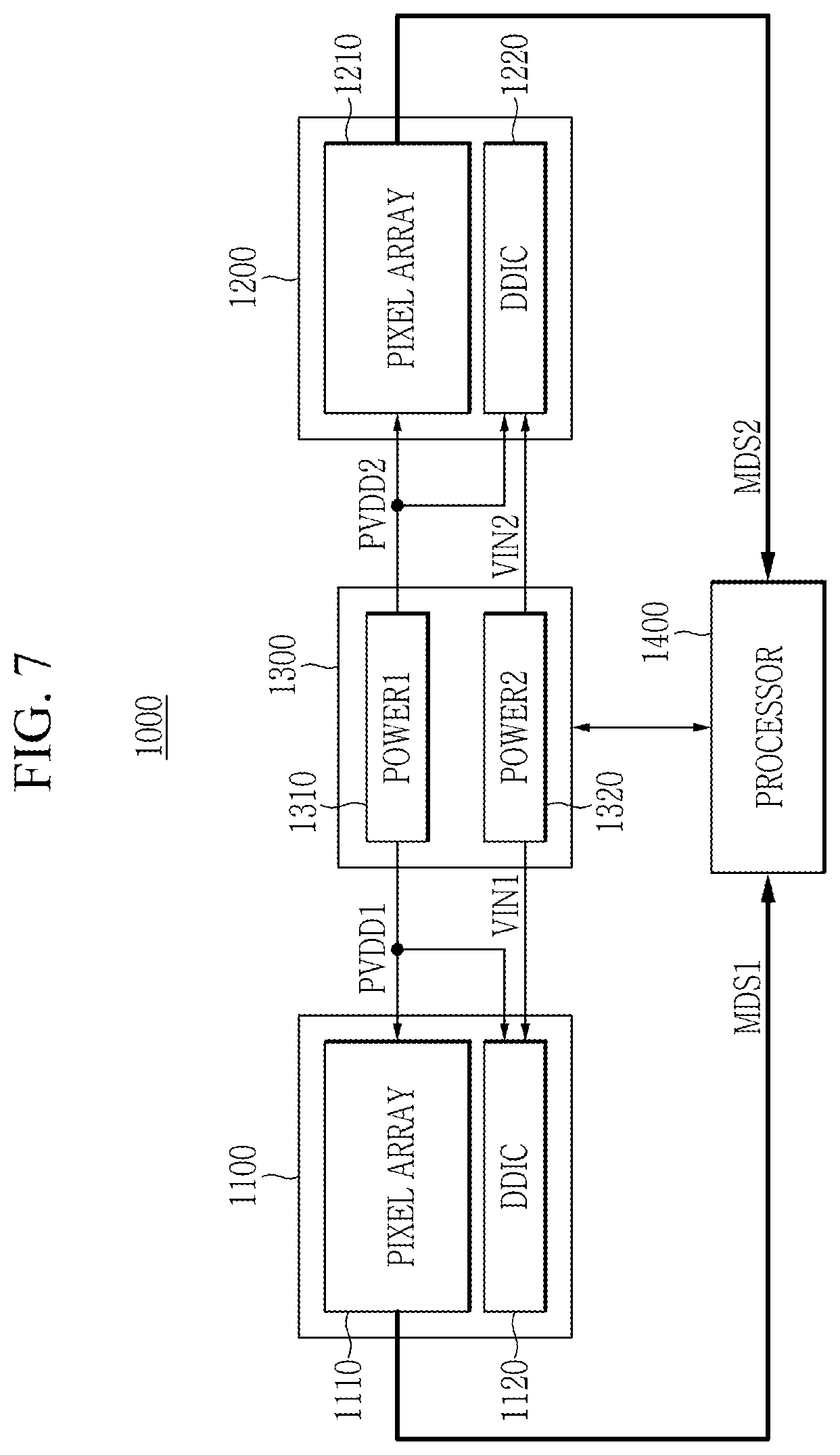 Patent US12361879 Figure 7 – Display device configured to generate a data signal based on a pixel drive voltage, display system, and driving method of display device