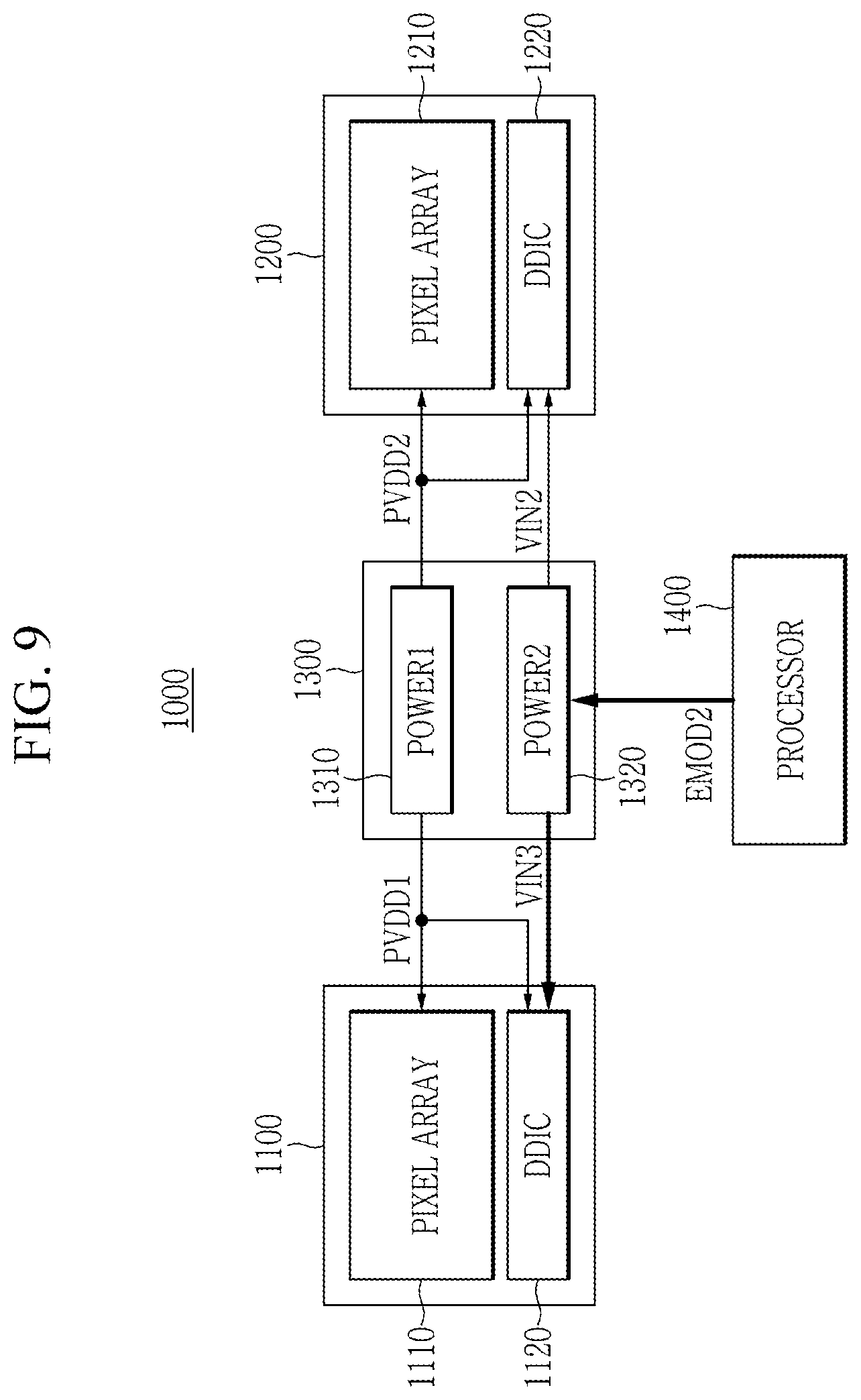 Patent US12361879 Figure 9 – Display device configured to generate a data signal based on a pixel drive voltage, display system, and driving method of display device
