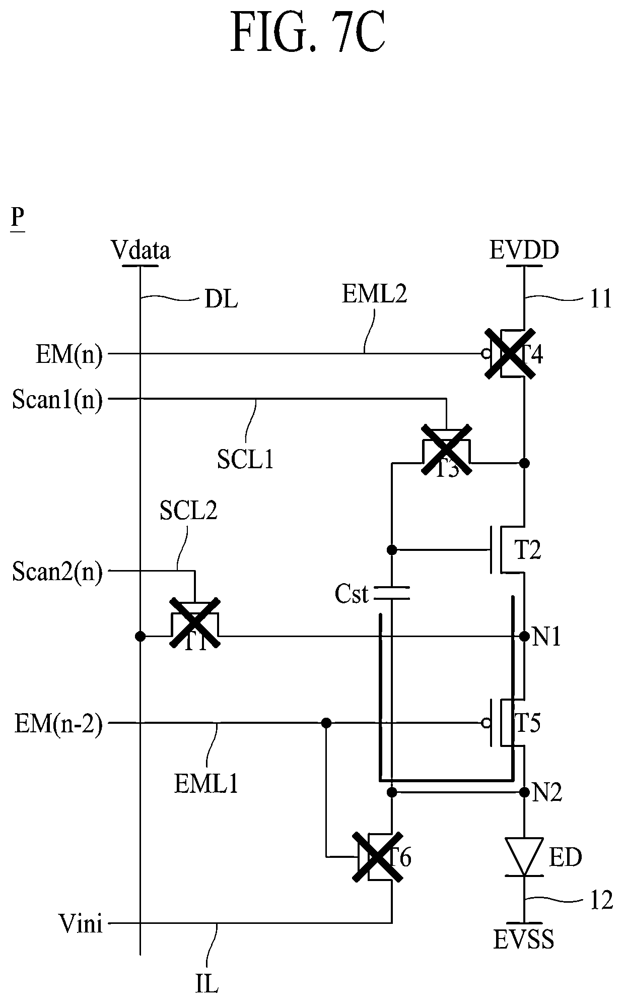 Patent US12361880 Figure 8 – Light emitting display apparatus with driving transistor formed of an oxide semiconductor