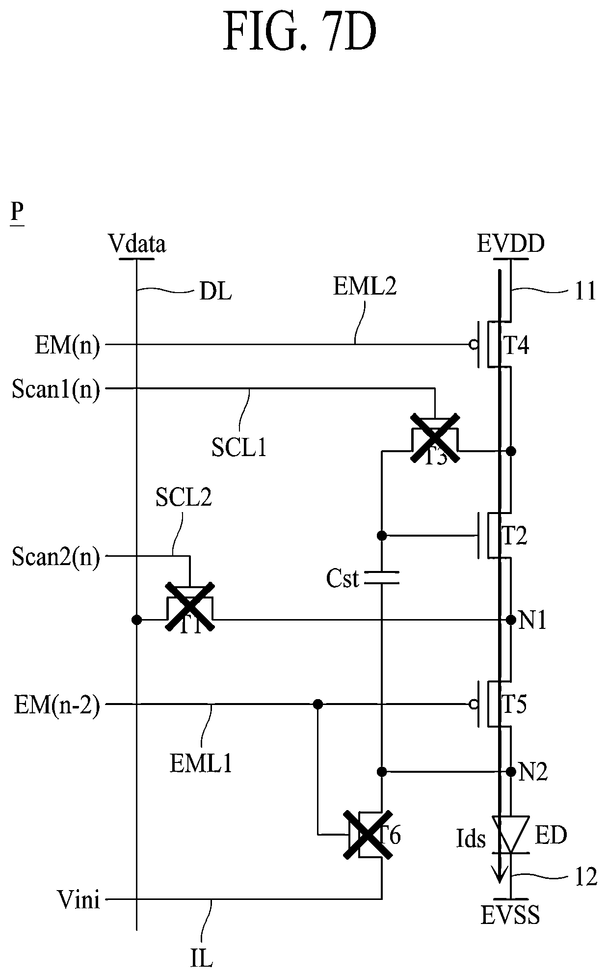 Patent US12361880 Figure 9 – Light emitting display apparatus with driving transistor formed of an oxide semiconductor