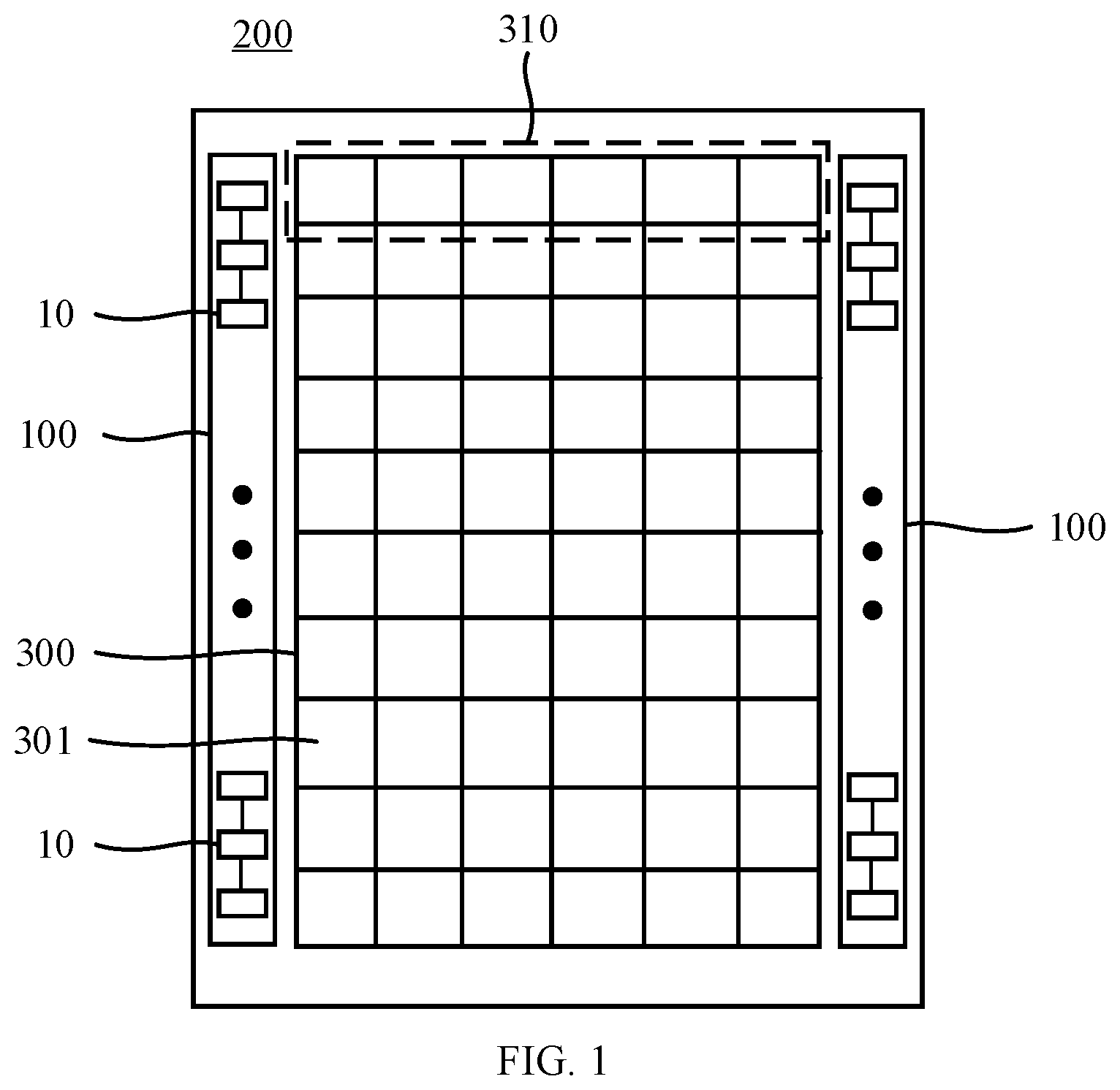 Patent US12361881 Figure 1 – Display panel and display device