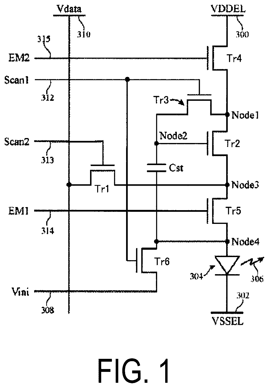 Patent US12361885 Figure 1 – Display device and method for driving same