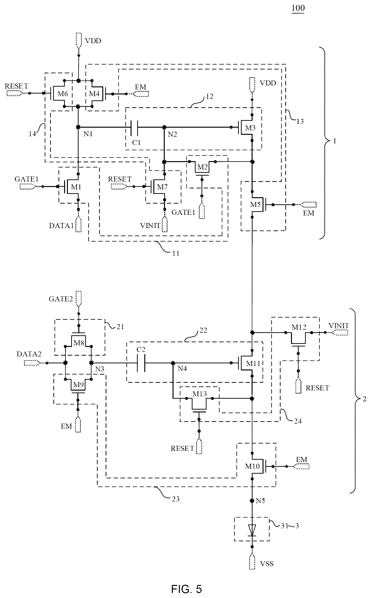 Patent US12361887 Figure 4 – Pixel driving circuit, pixel driving method, display panel and display device