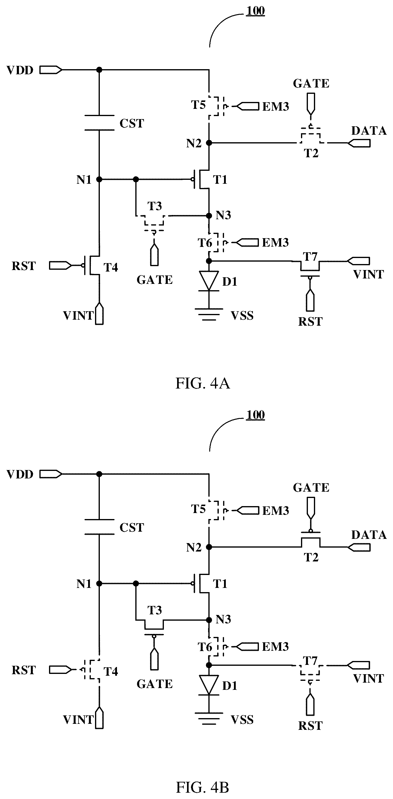 Patent US12361888 Figure 3 – Display device having multiple start signals for emission control scanning drivers
