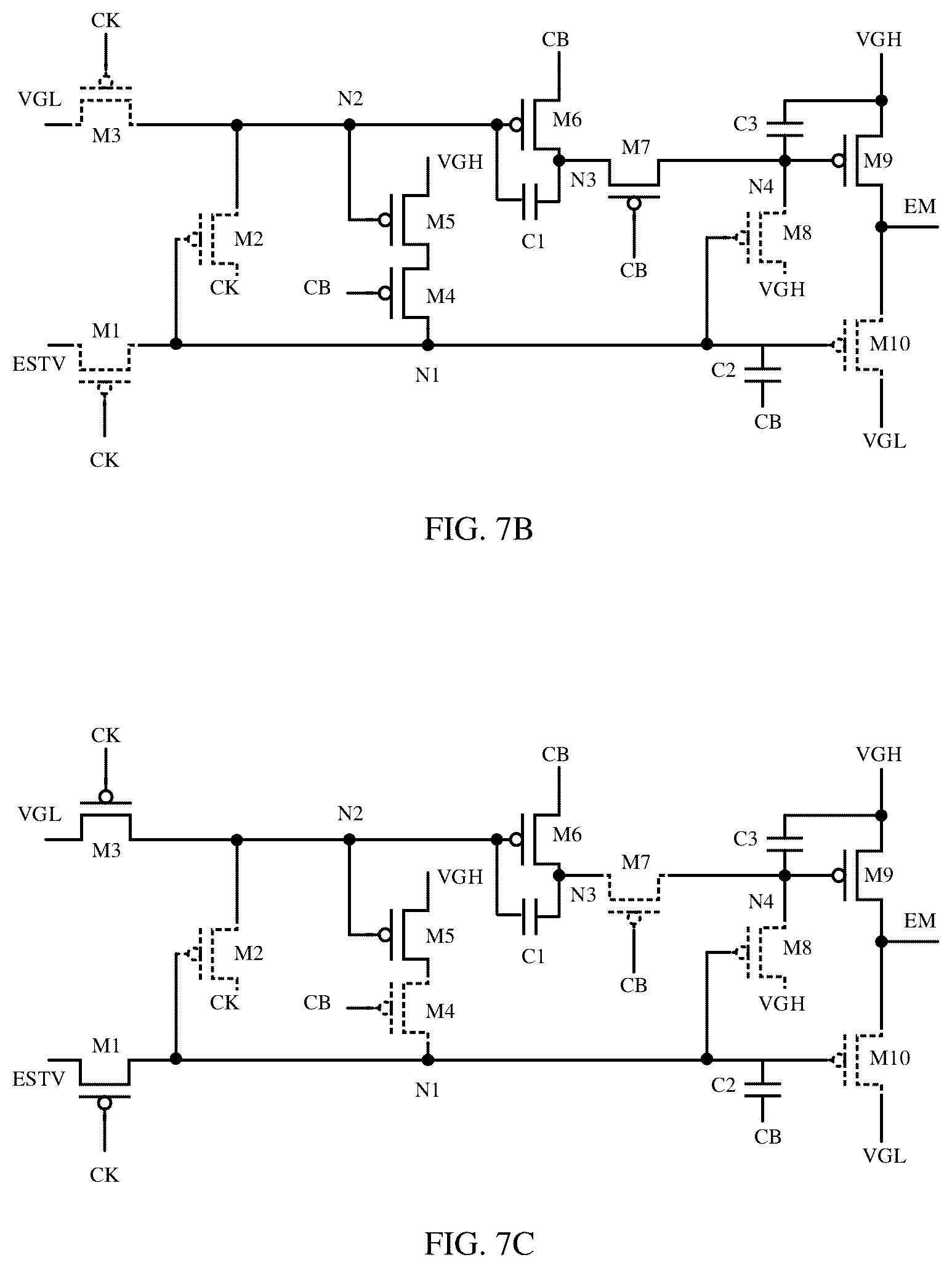 Patent US12361888 Figure 6 – Display device having multiple start signals for emission control scanning drivers