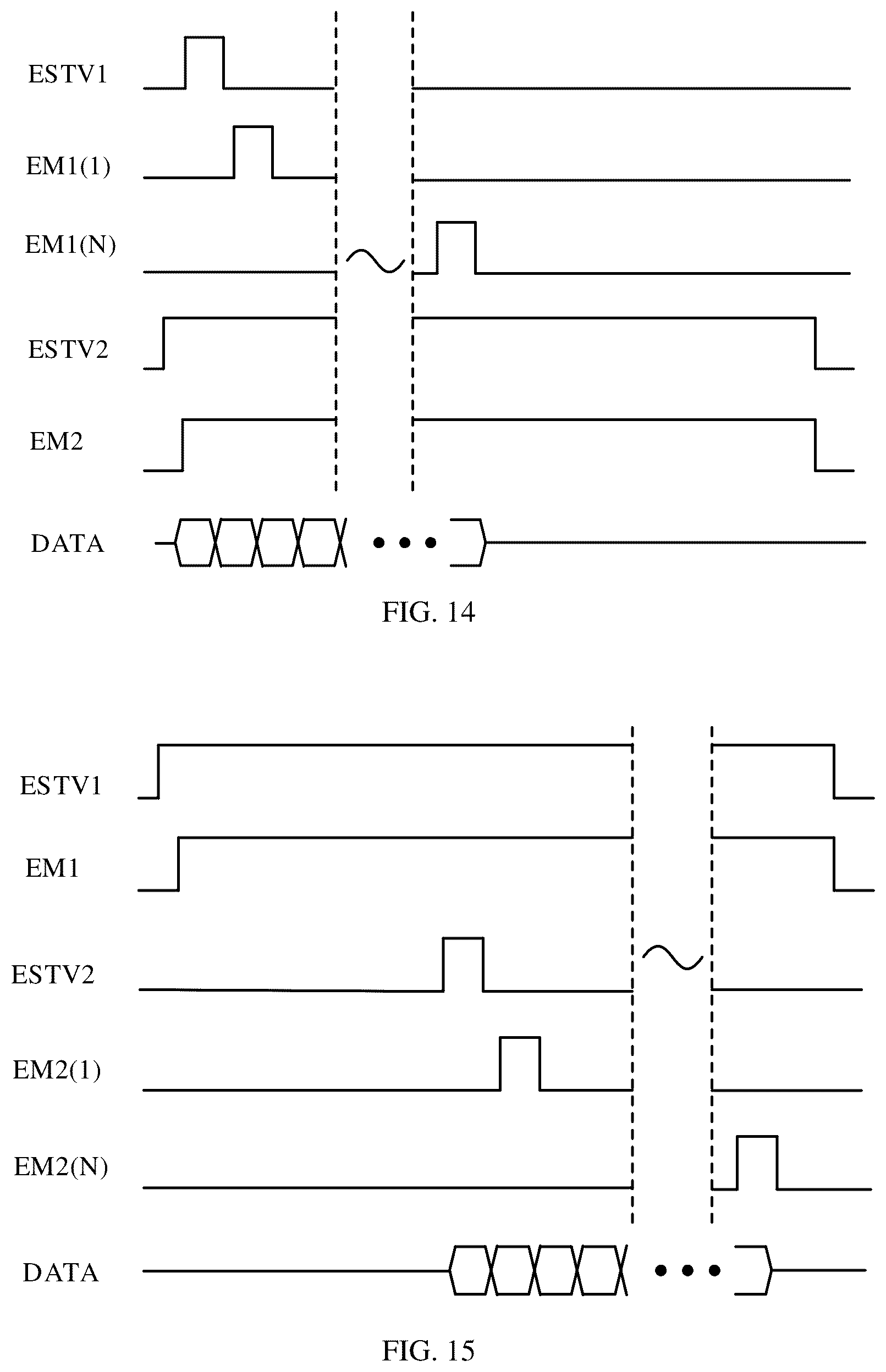 Patent US12361888 Figure 14 – Display device having multiple start signals for emission control scanning drivers