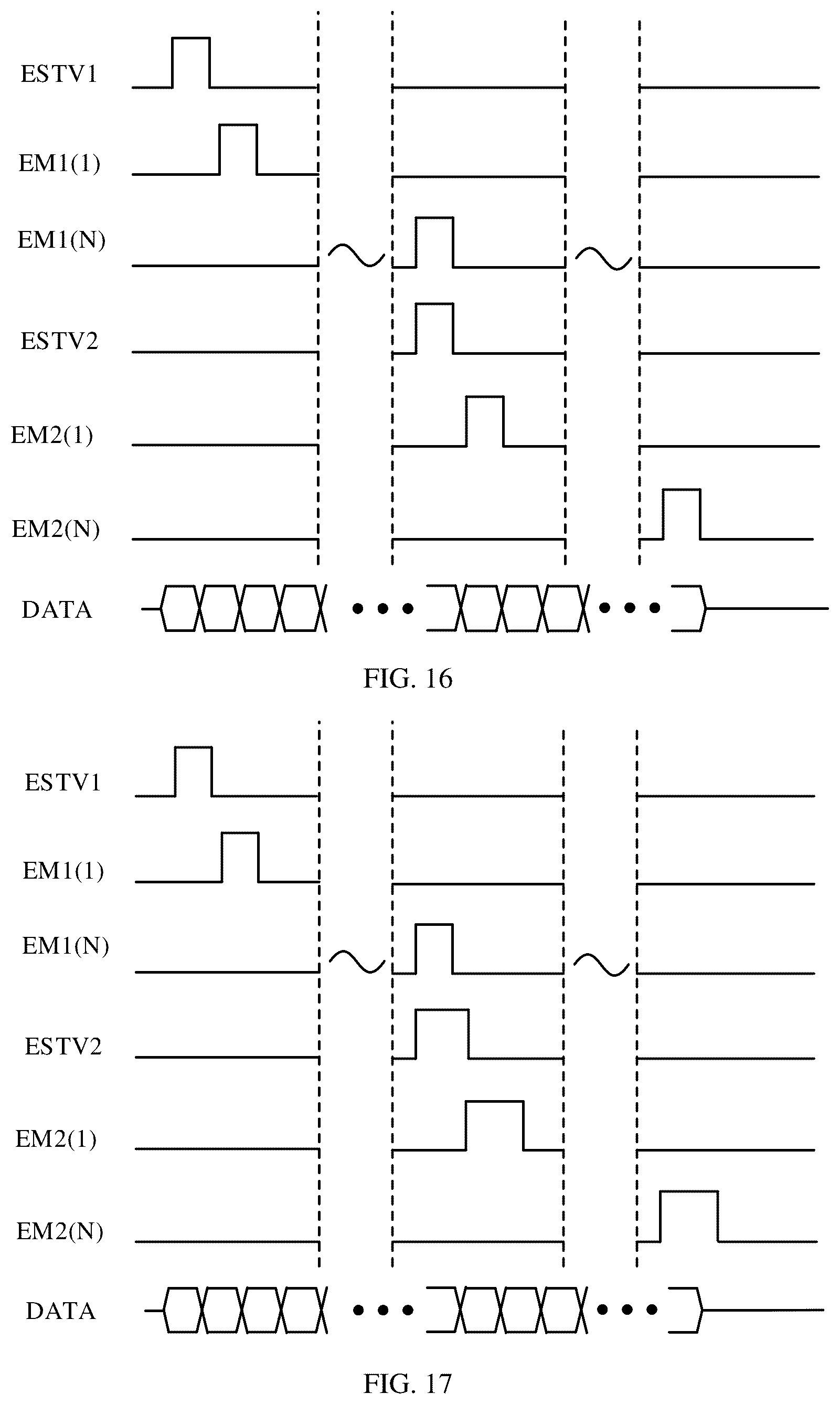 Patent US12361888 Figure 15 – Display device having multiple start signals for emission control scanning drivers