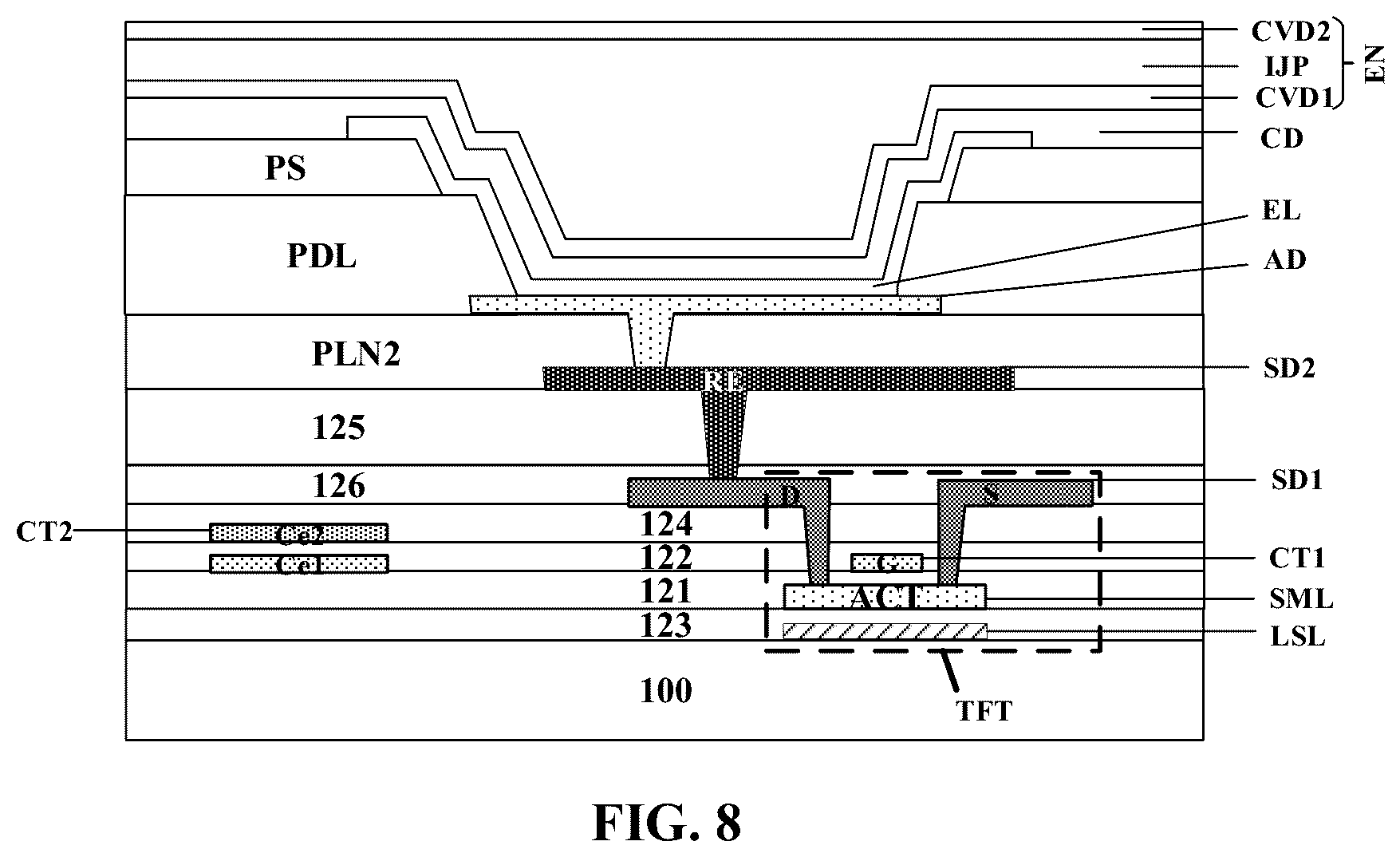 Patent US12361889 Figure 4 – Display substrate, display panel, display apparatus, and method of fabricating display substrate