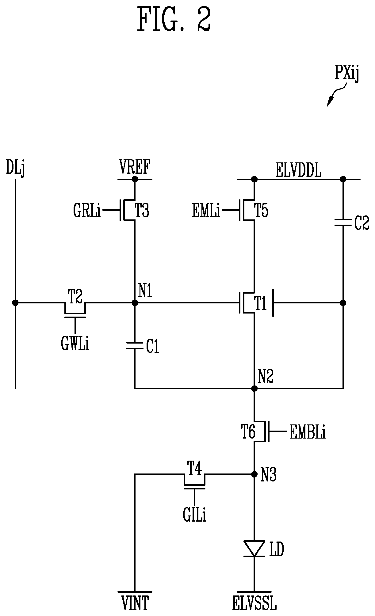 Patent US12361892 Figure 2 – Display device and method of driving the same