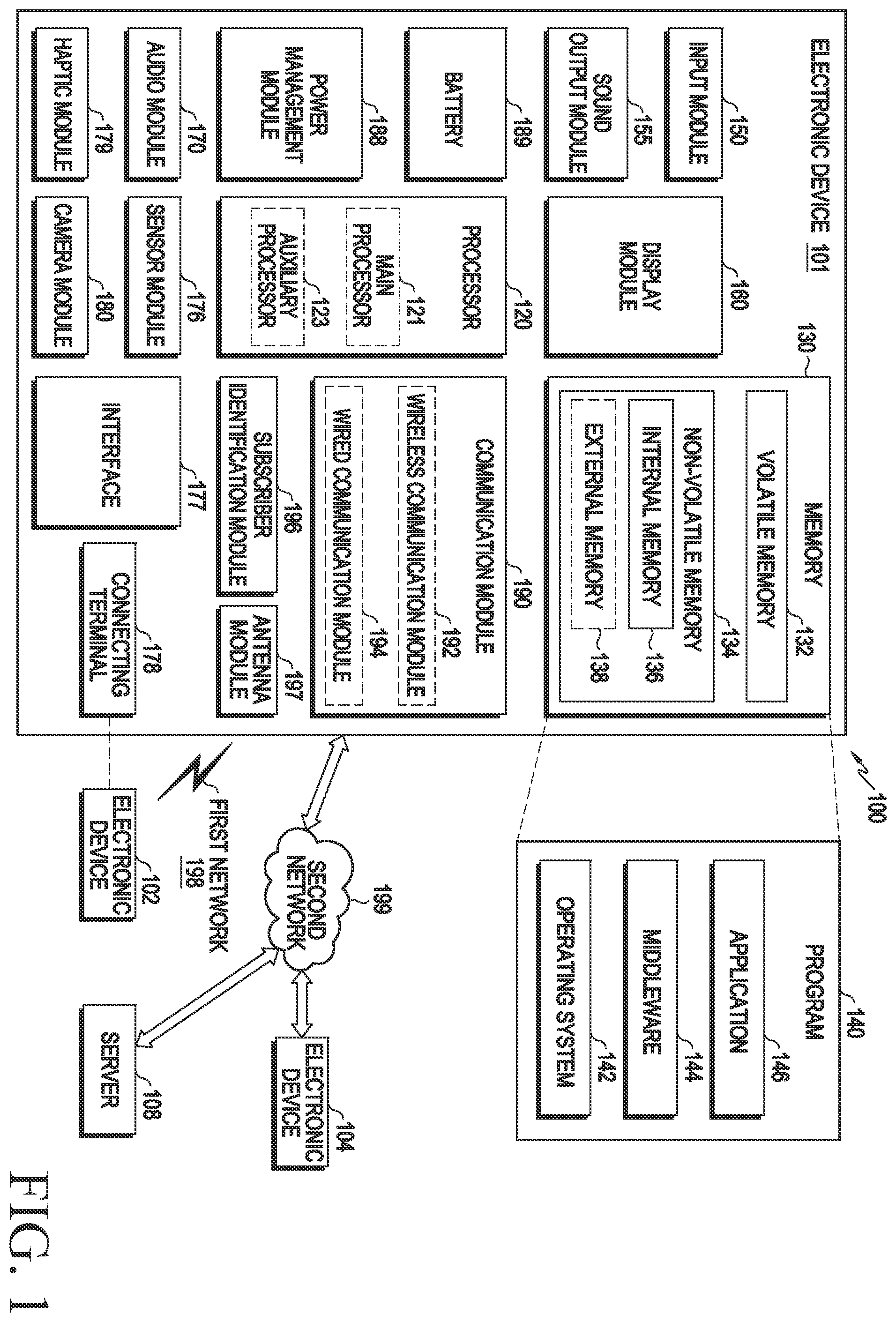 Patent US12361893 Figure 1 – Electronic device for displaying content on basis of plurality of scanning rates and operating method therefor