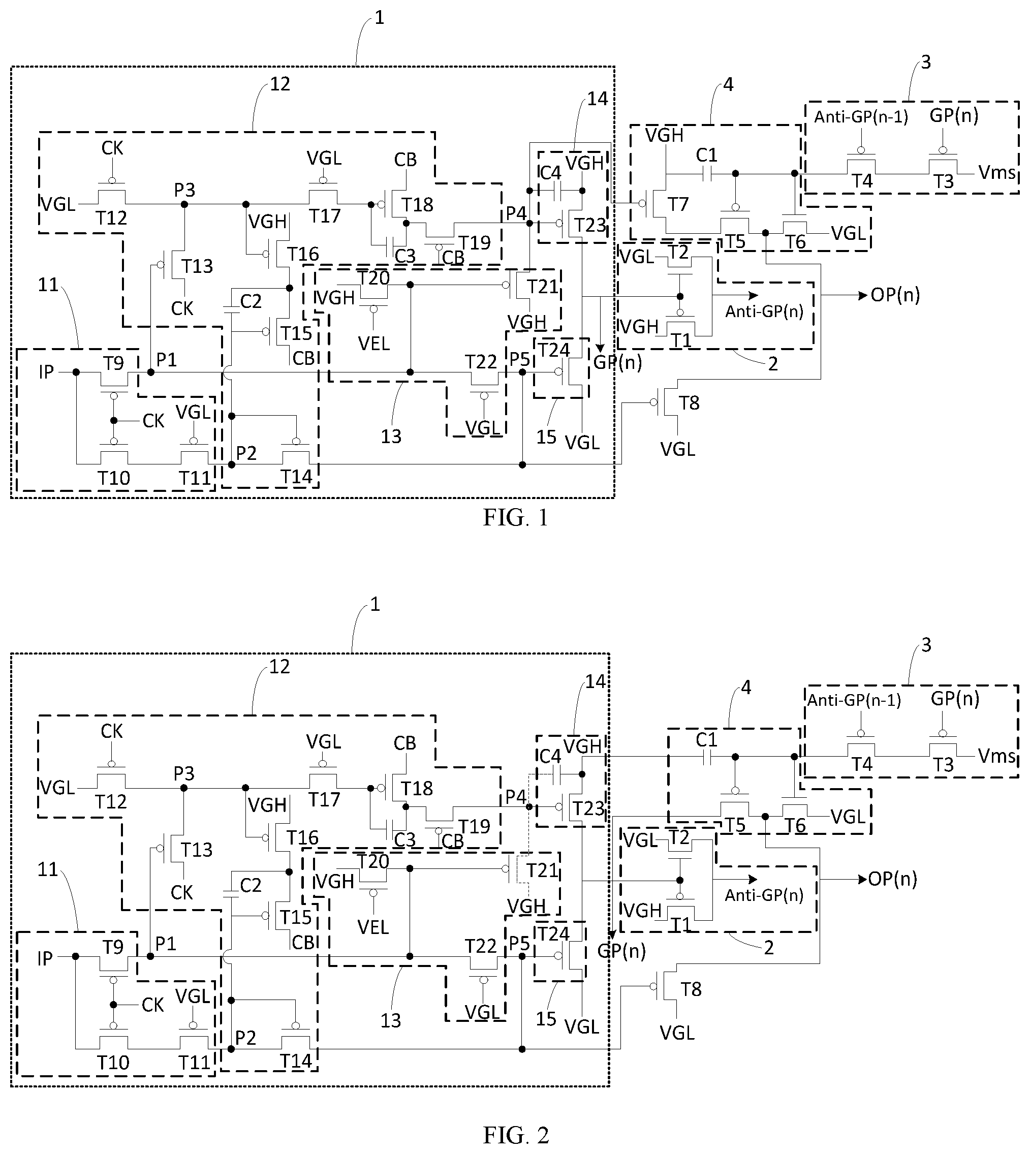 Patent US12361894 Figure 1 – Shift register, driving method, gate drive circuit and display device