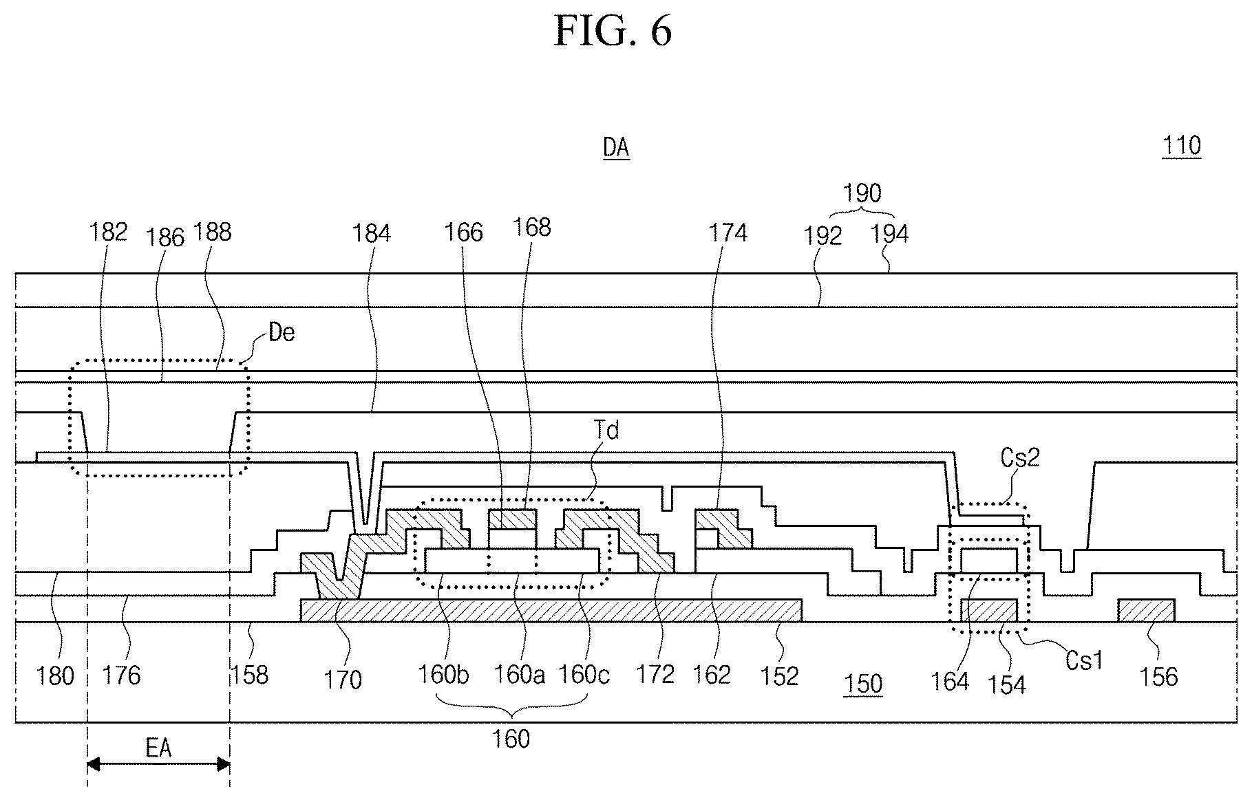 Patent US12361895 Figure 5 – Display apparatus having narrow bezel