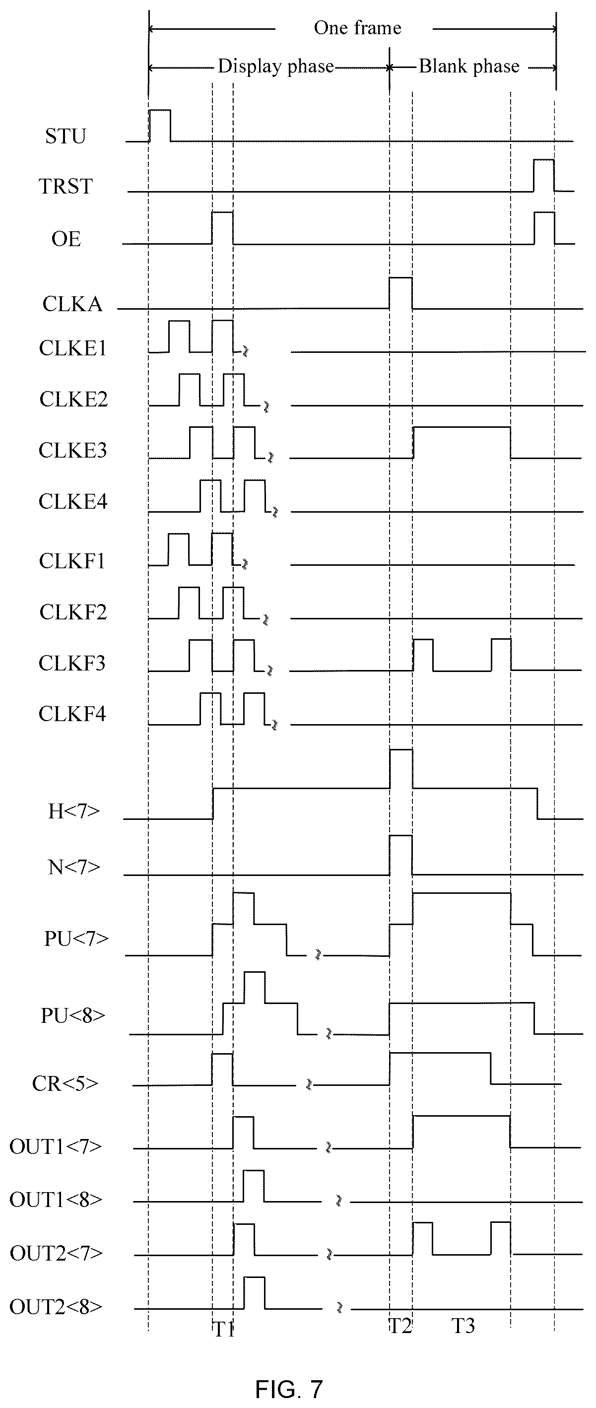 Patent US12361897 Figure 7 – Shift register unit, driving method thereof, and gate driving circuit
