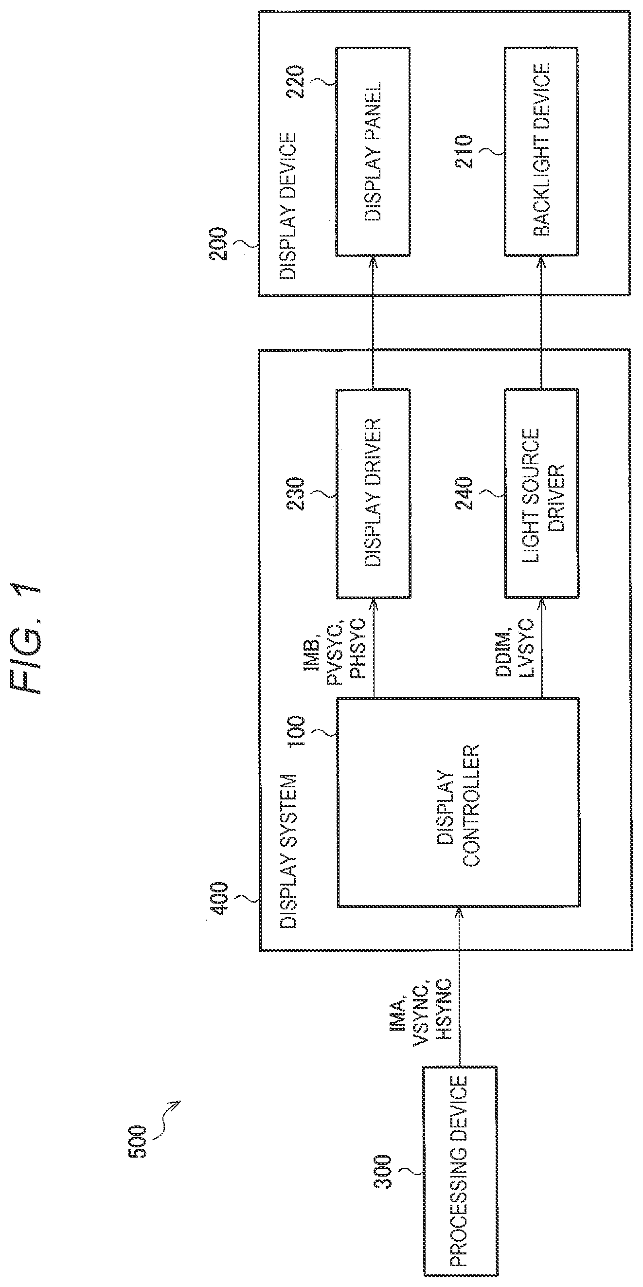 Patent US12361899 Figure 1 – Display system and electronic device