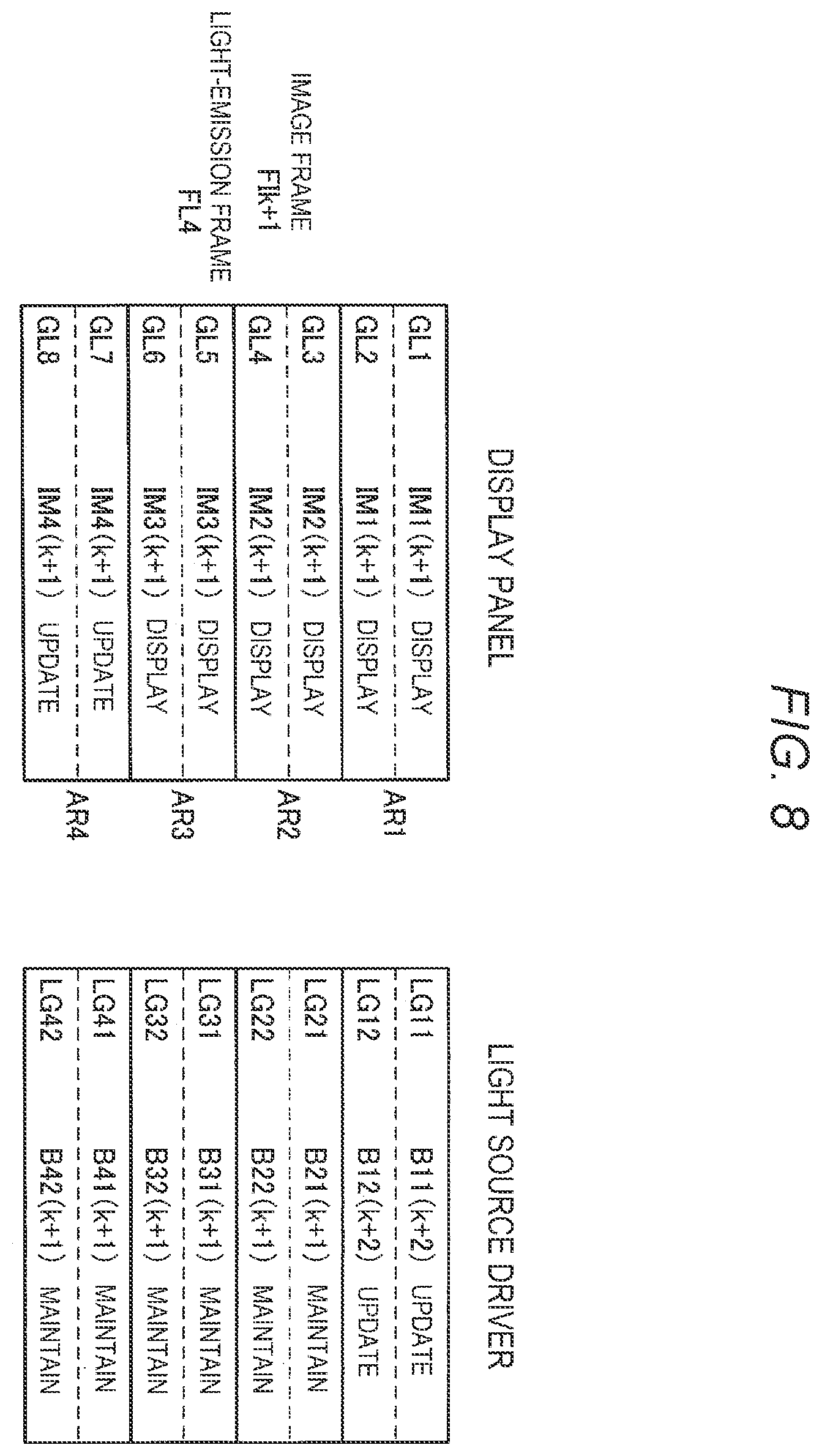 Patent US12361899 Figure 8 – Display system and electronic device