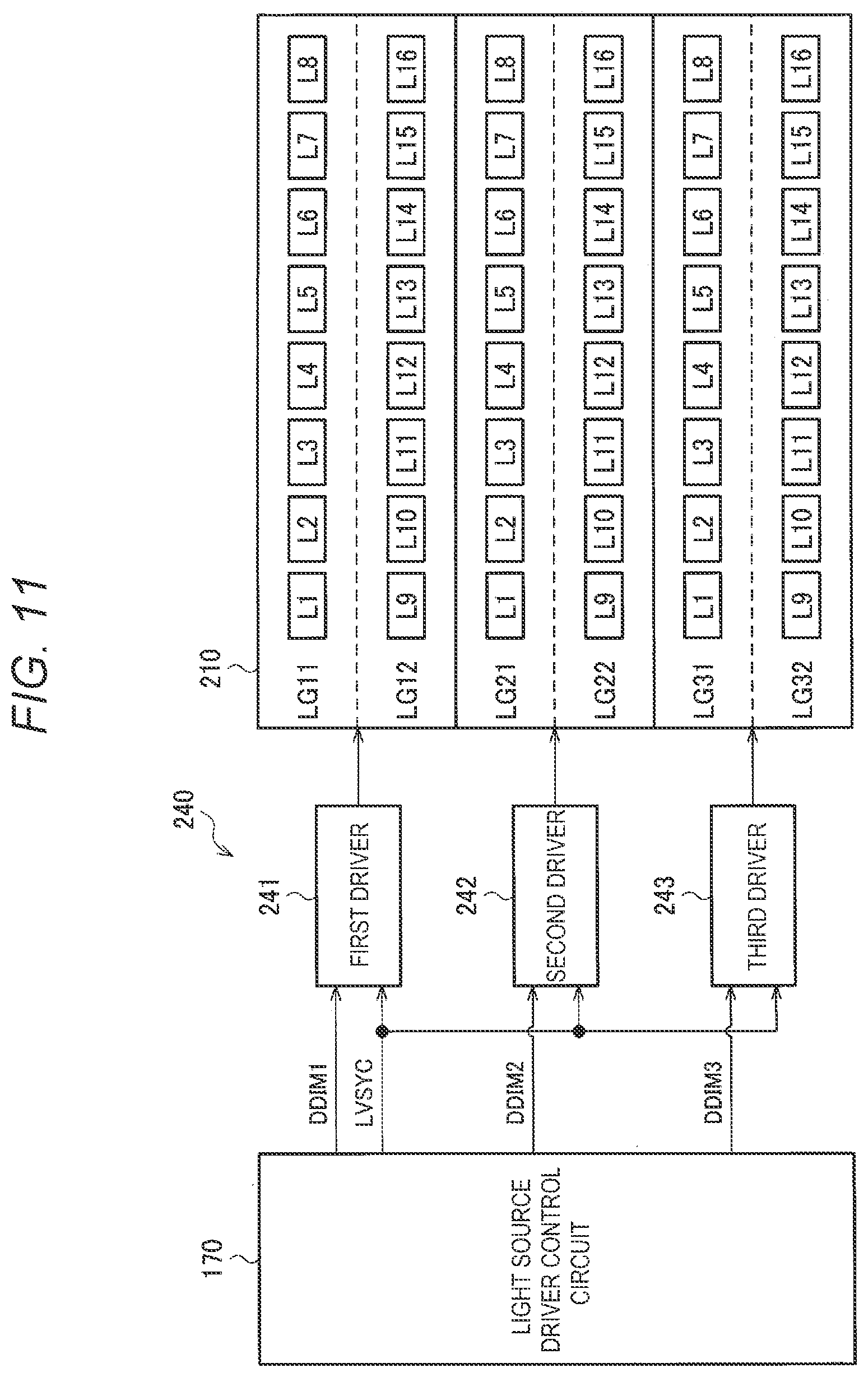 Patent US12361899 Figure 11 – Display system and electronic device