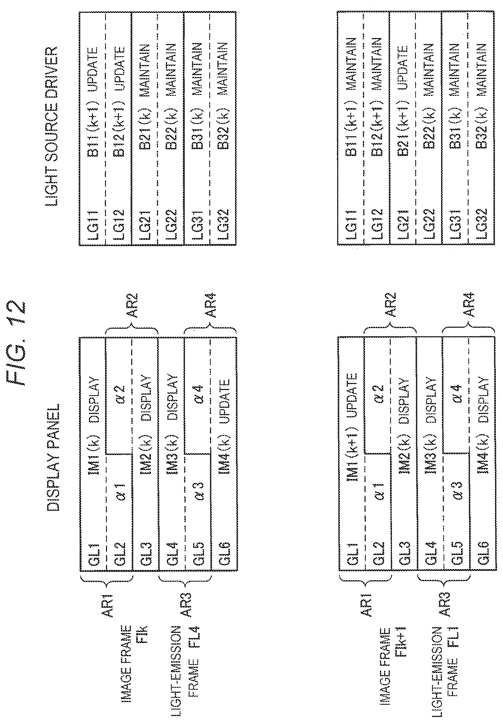 Patent US12361899 Figure 12 – Display system and electronic device