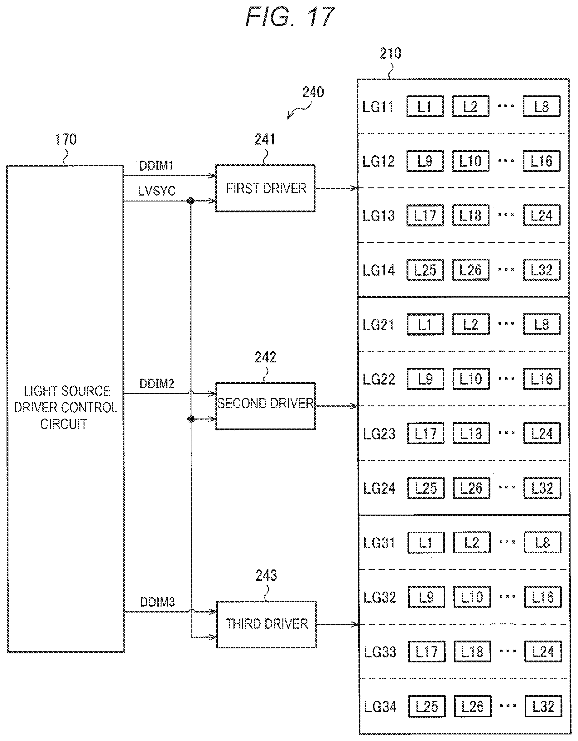 Patent US12361899 Figure 17 – Display system and electronic device
