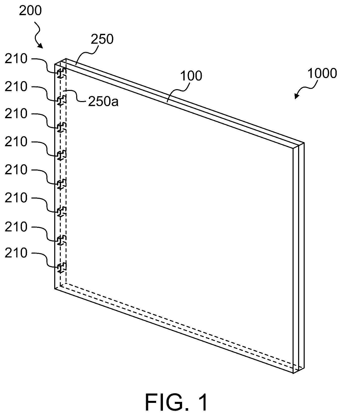 Patent US12361900 Figure 1 – Local dimming for panel display devices using one-dimensional (1D) light source array