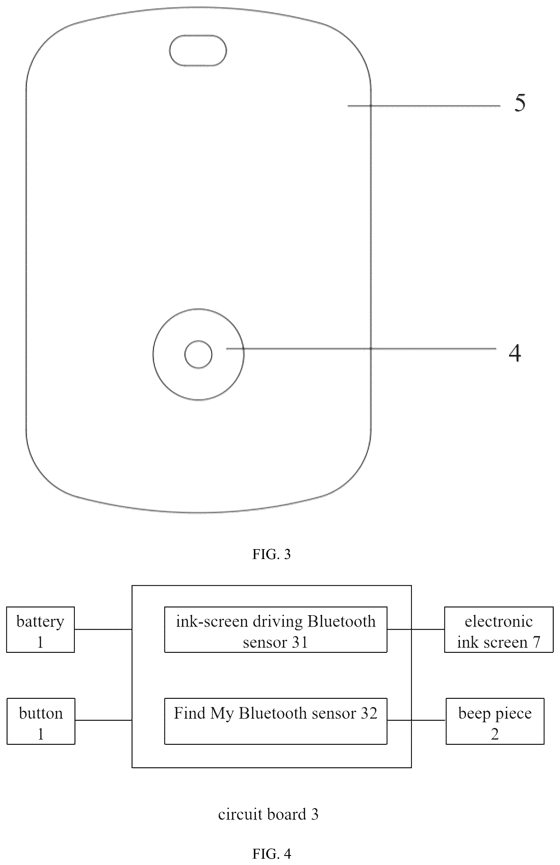 Patent US12361901 Figure 3 – Anti-lost device based on an electronic ink screen