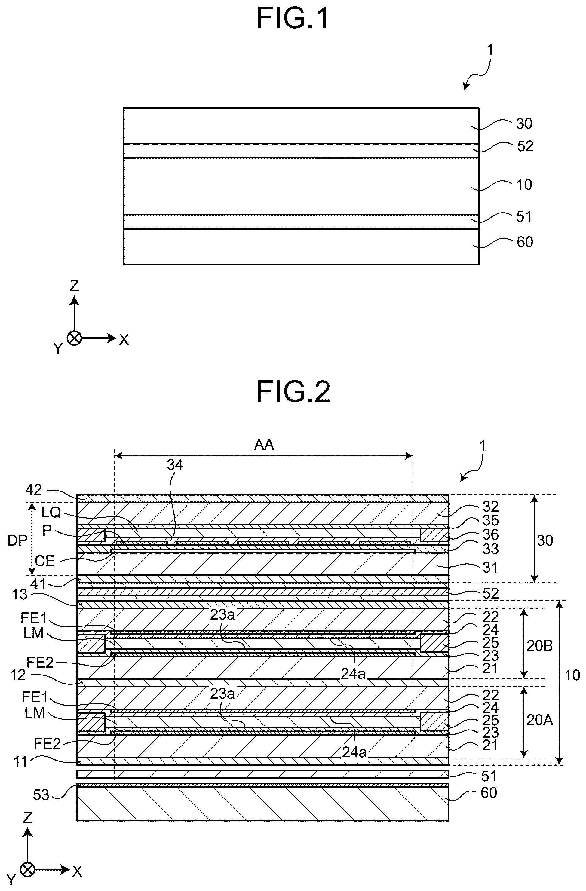 Patent US12361905 Figure 1 – Display device