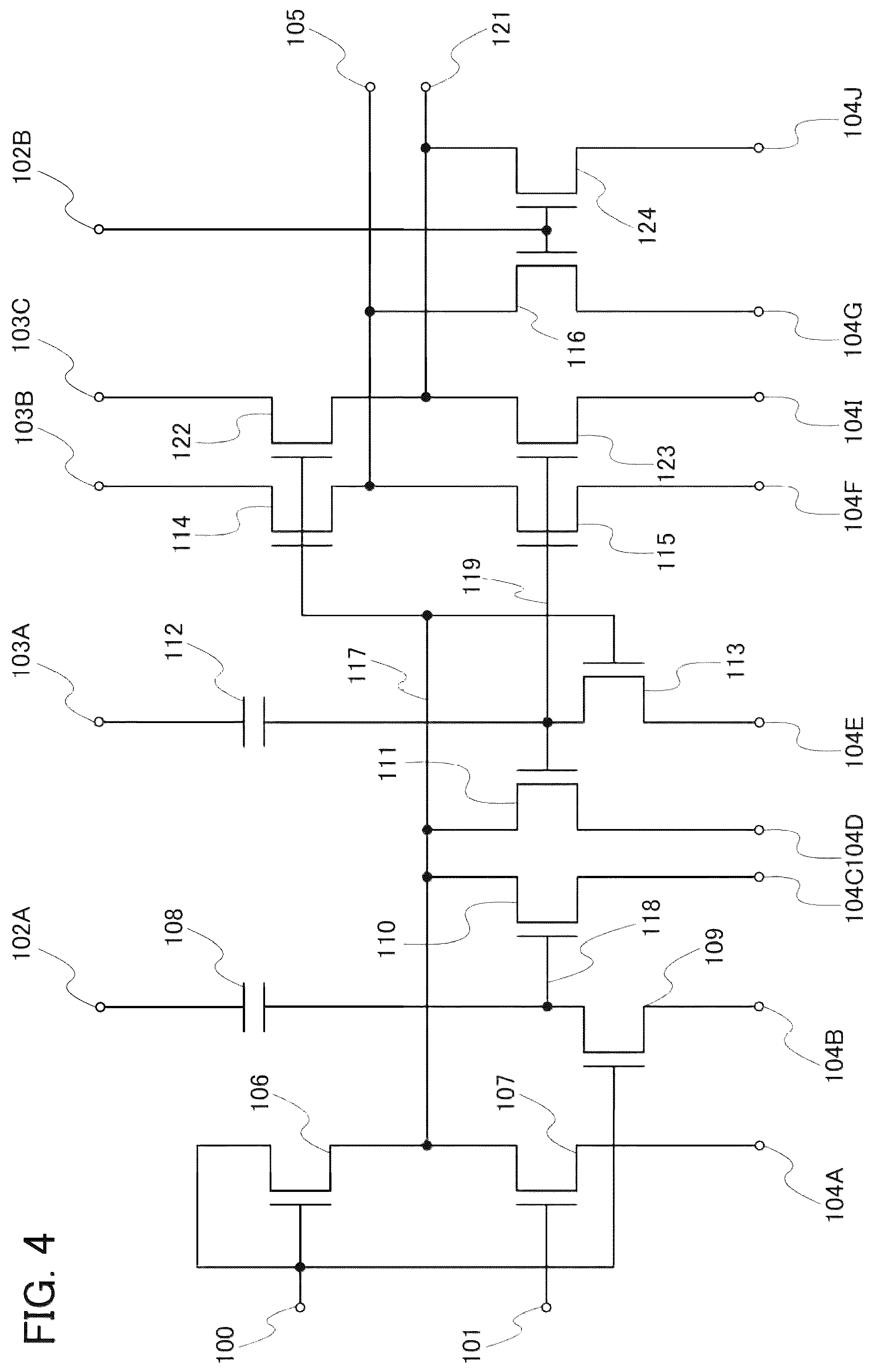 Patent US12361906 Figure 4 – Driver circuit, display device, and electronic device