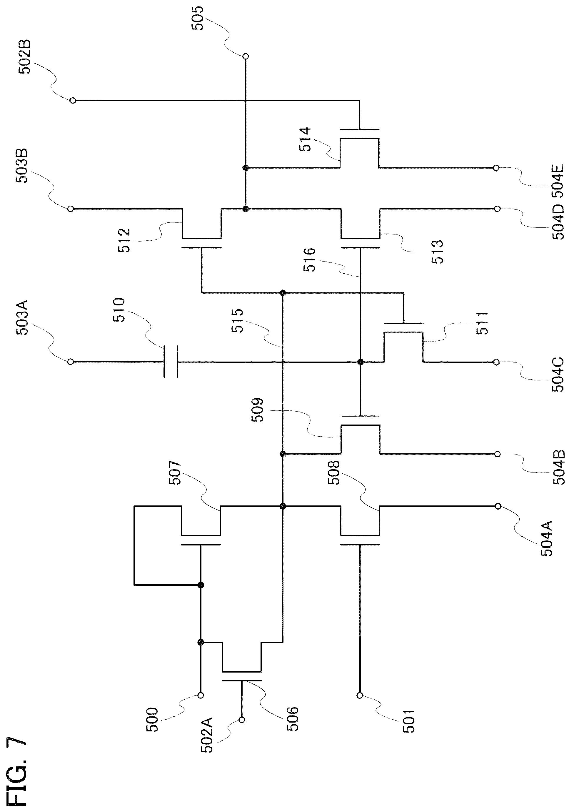 Patent US12361906 Figure 7 – Driver circuit, display device, and electronic device
