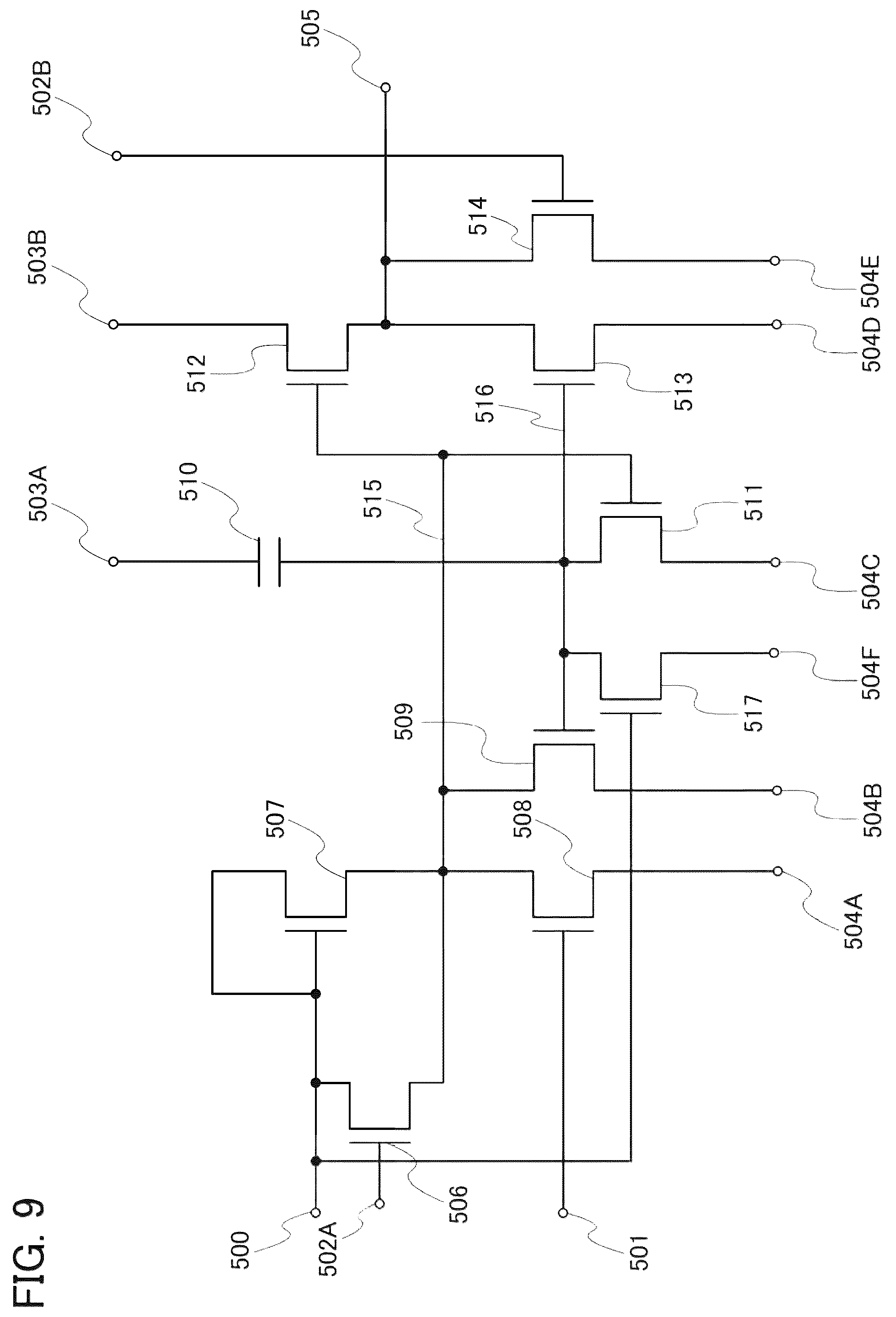 Patent US12361906 Figure 9 – Driver circuit, display device, and electronic device