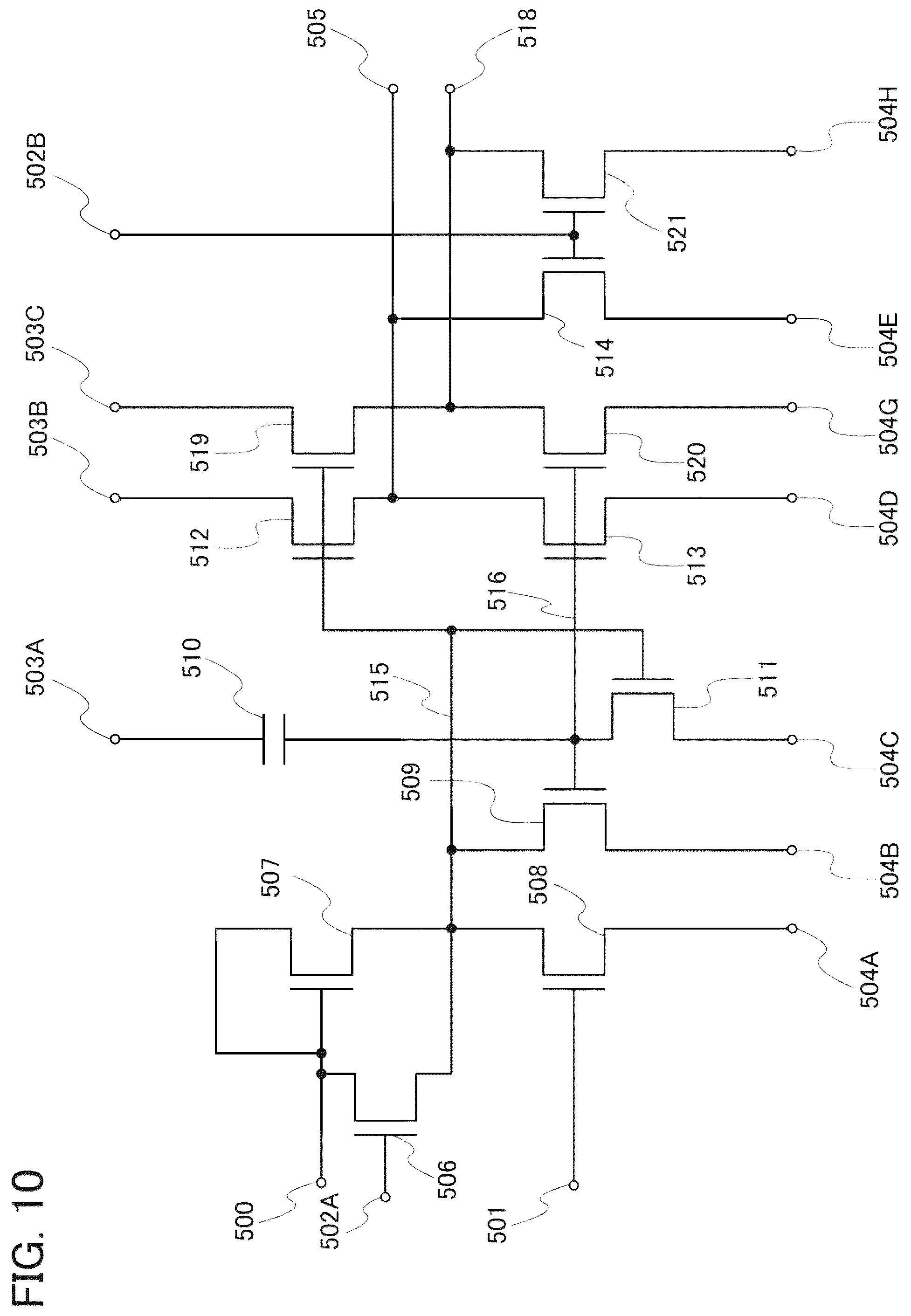 Patent US12361906 Figure 10 – Driver circuit, display device, and electronic device