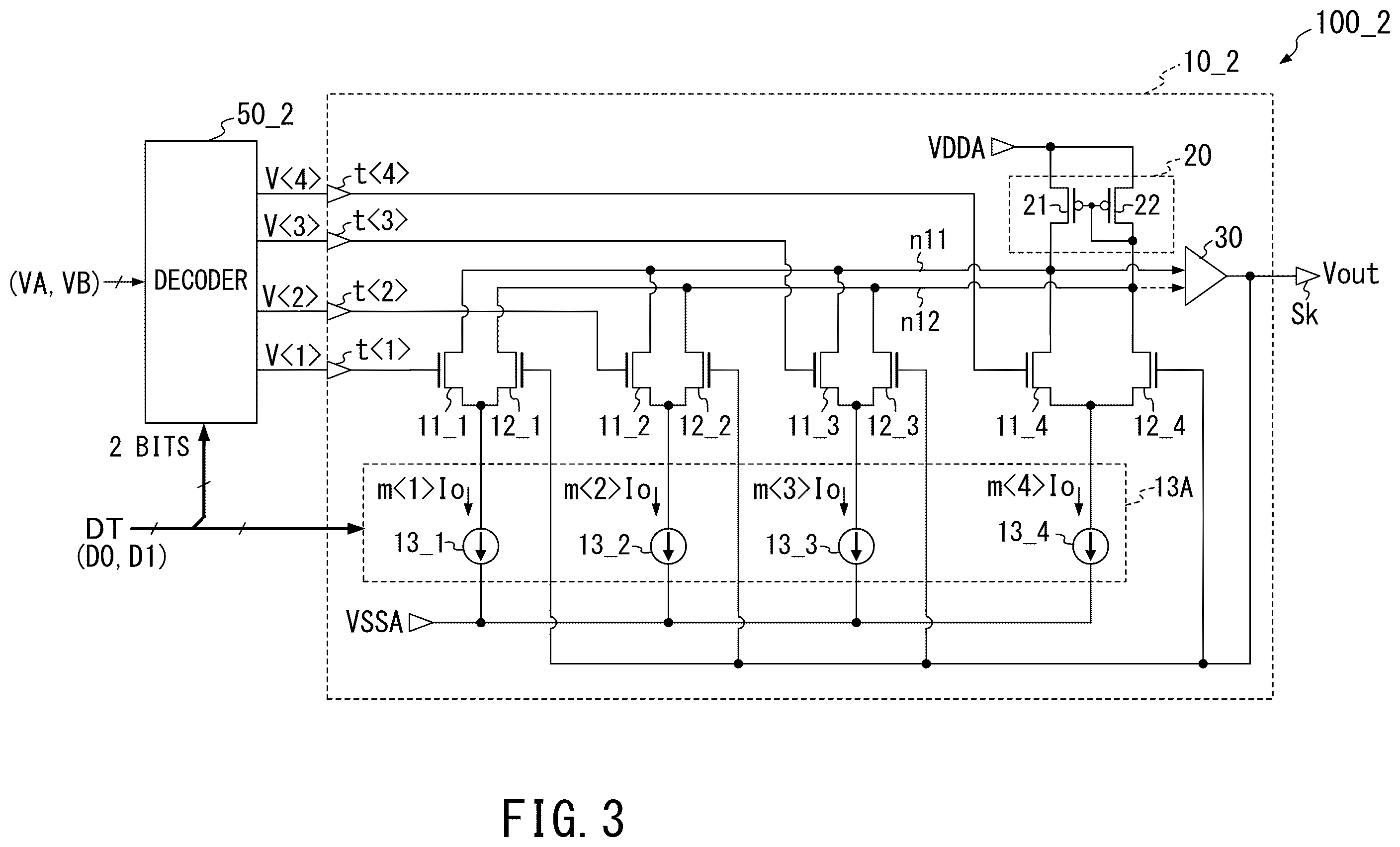 Patent US12361907 Figure 4 – Digital-to-analog converter, data driver, and display device