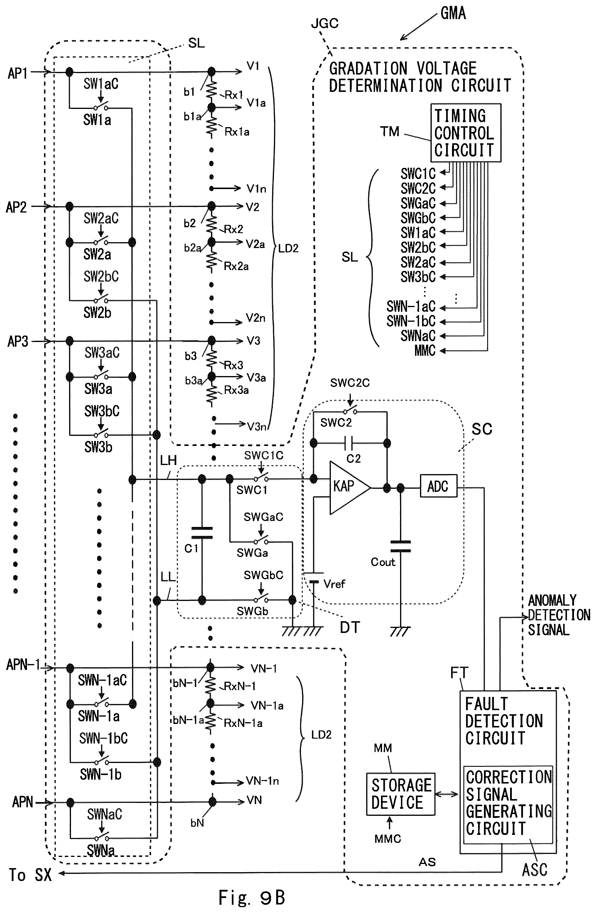Patent US12361908 Figure 11 – Display apparatus, source driver, and gradation voltage generating circuit
