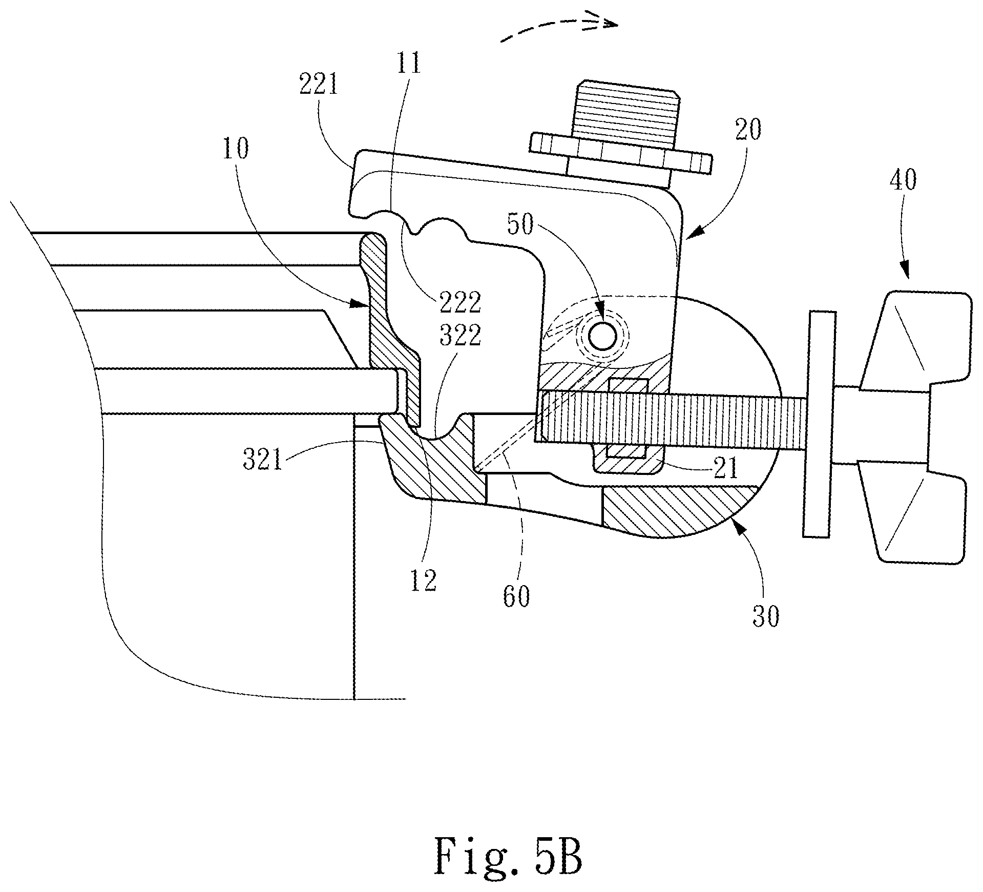 Patent US12361916 Figure 6 – Drum frame clamping stand