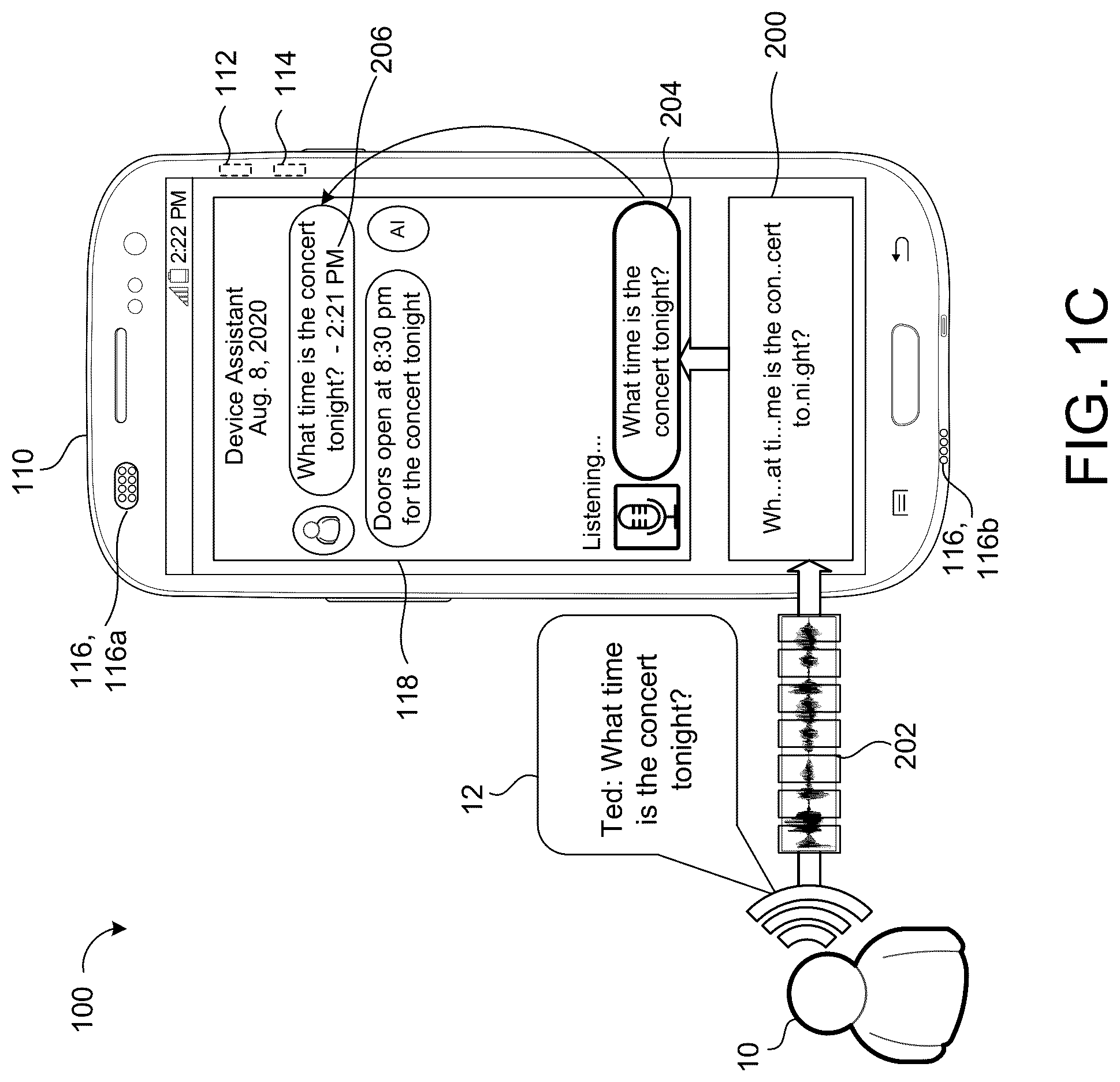Patent US12361927 Figure 3 – Emitting word timings with end-to-end models